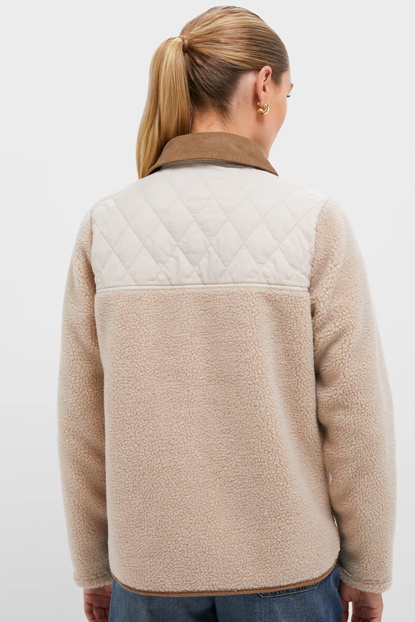 Natural Blanc Laurel Fleece Jacket - Image 4