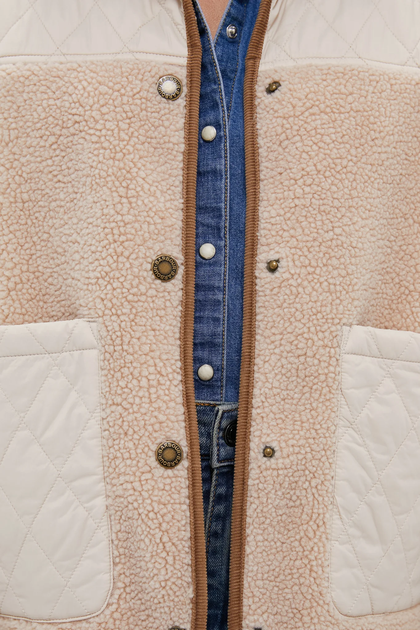 Natural Blanc Laurel Fleece Jacket - Image 5