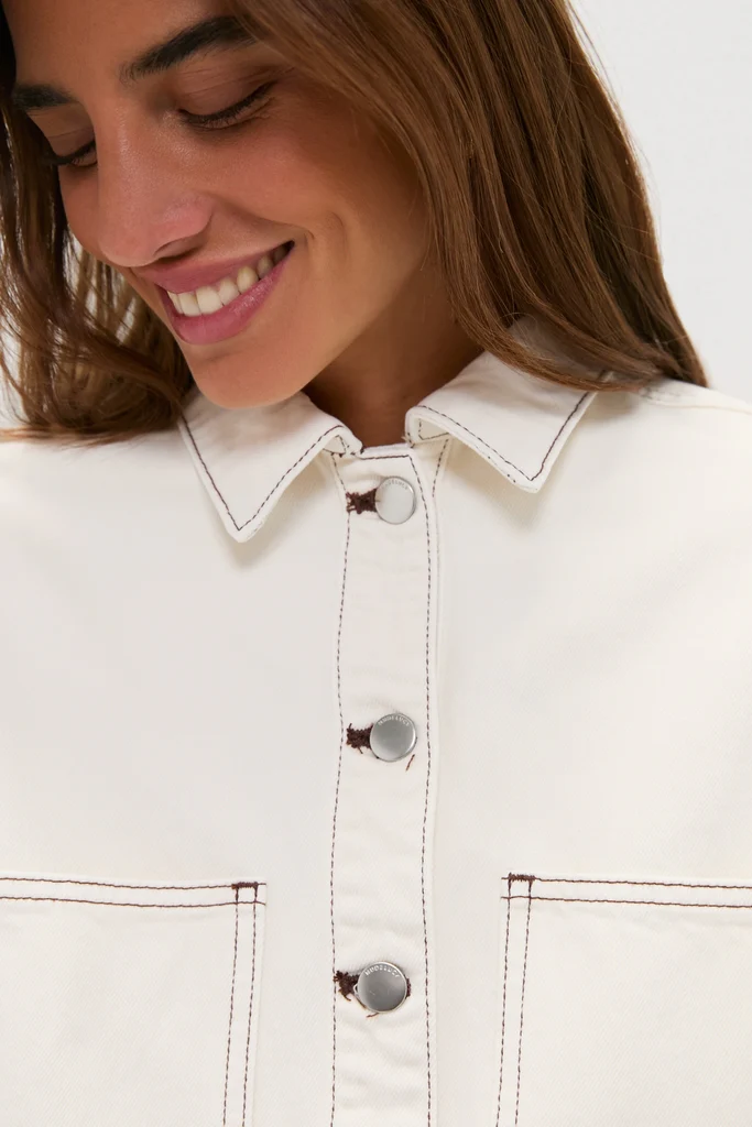 Natural Bryden Denim Jacket - Image 5