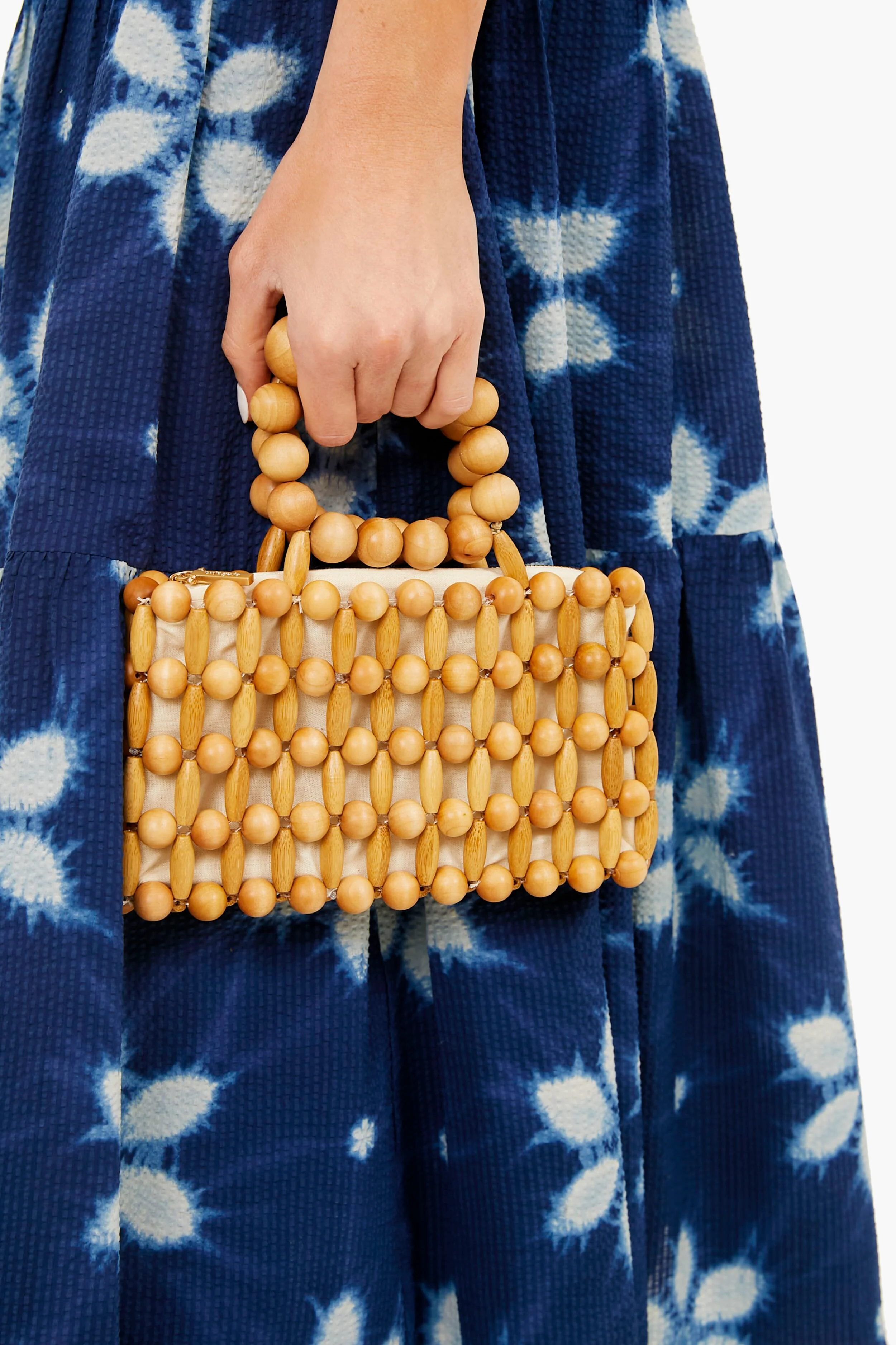 Natural Cora Top Handle Bag - Image 2