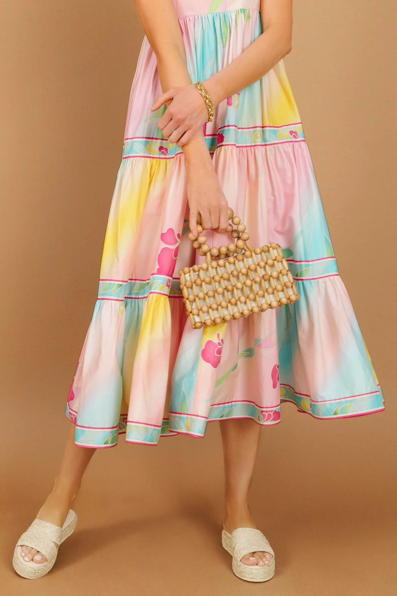 Natural Cora Top Handle Bag - Image 3