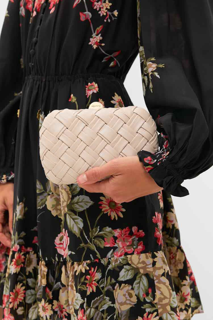 Natural Haven Woven Clutch - Image 2