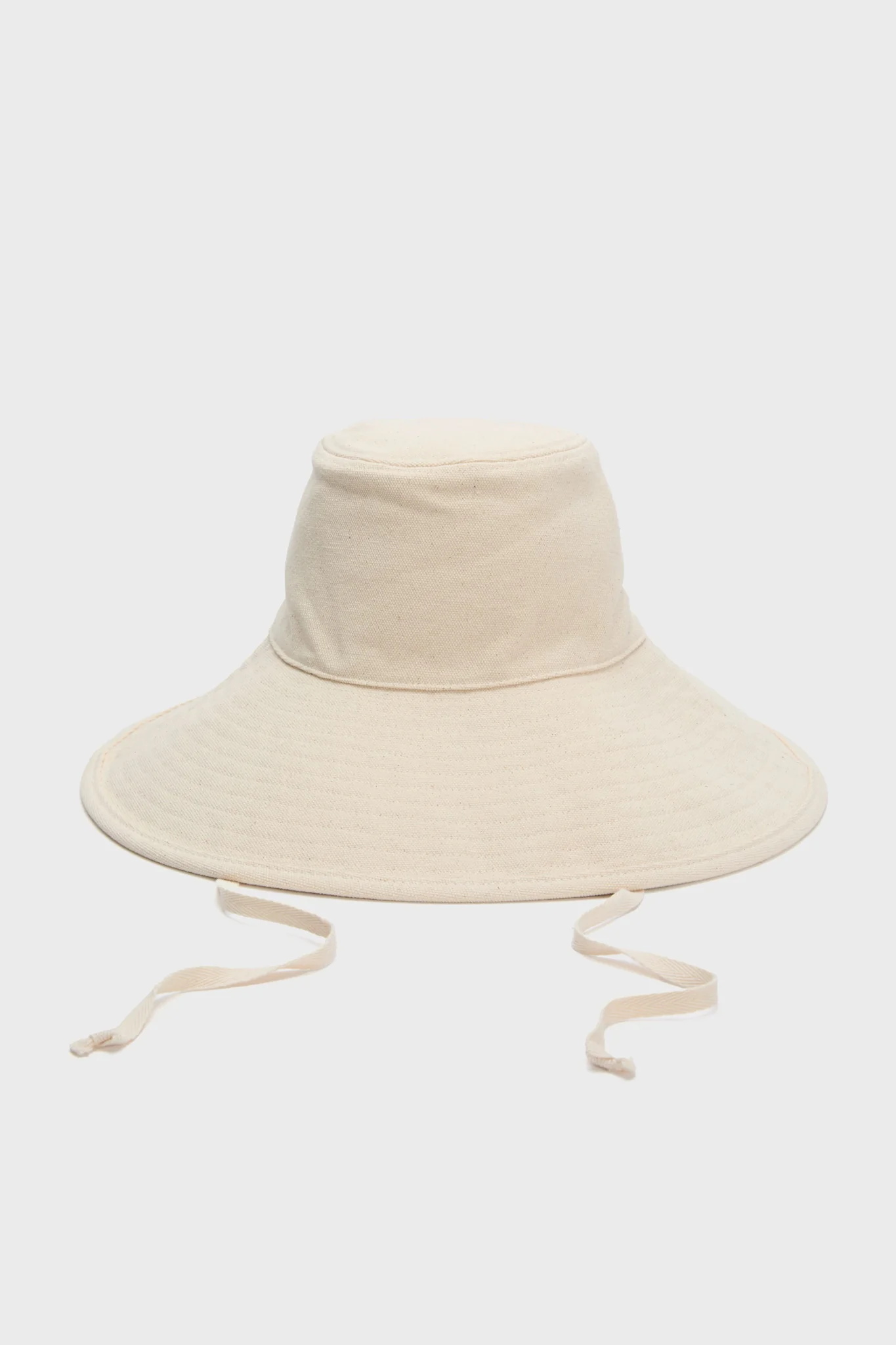Natural Livvy Canvas Sunhat with Removable Chinstrap - Image 4