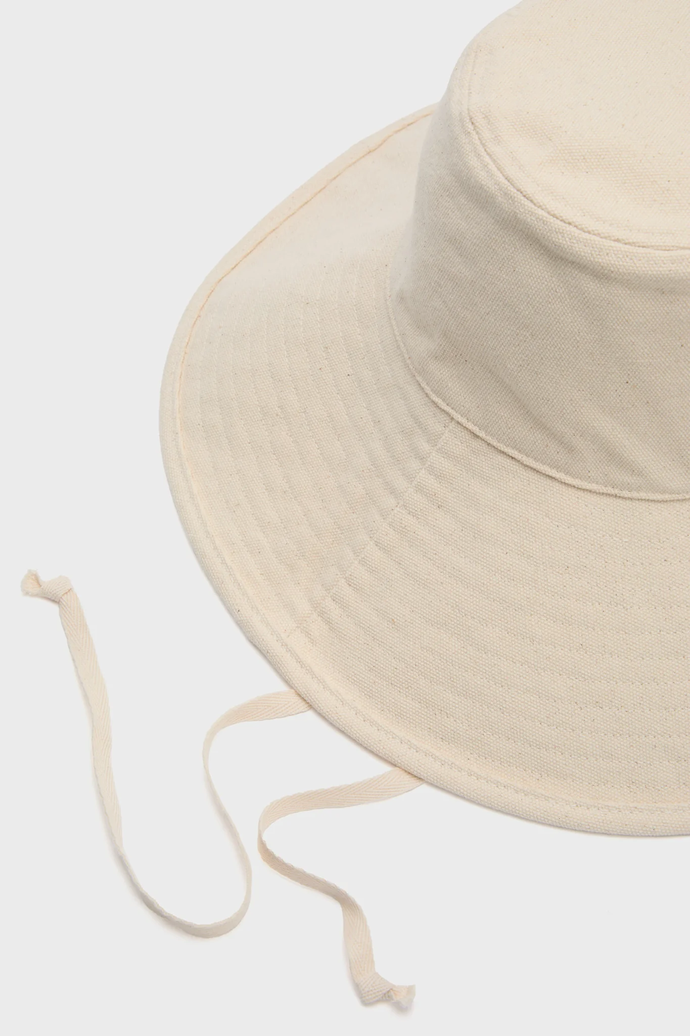 Natural Livvy Canvas Sunhat with Removable Chinstrap - Image 5