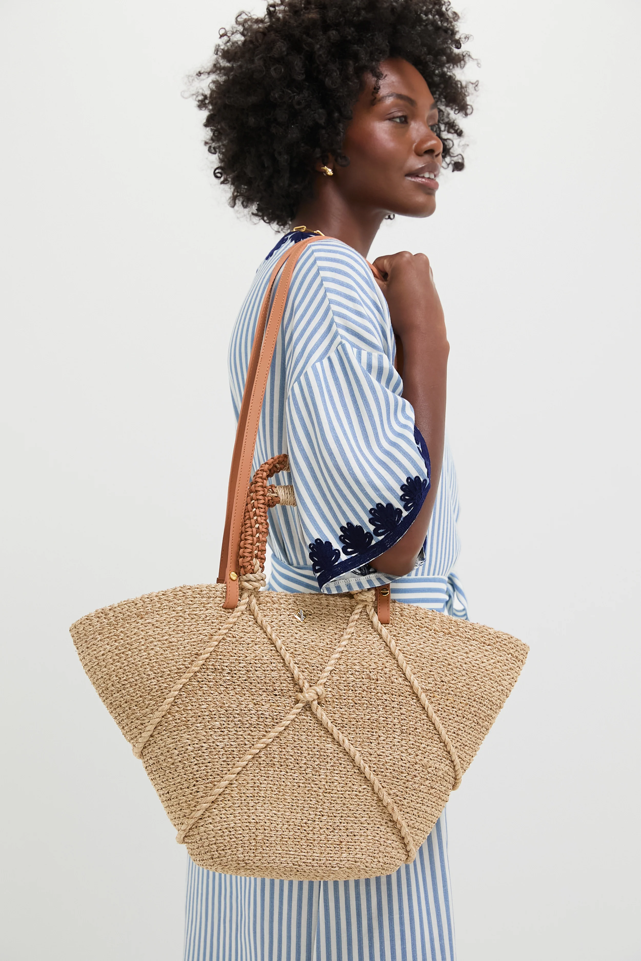 Natural Medium Corda Tote - Image 3