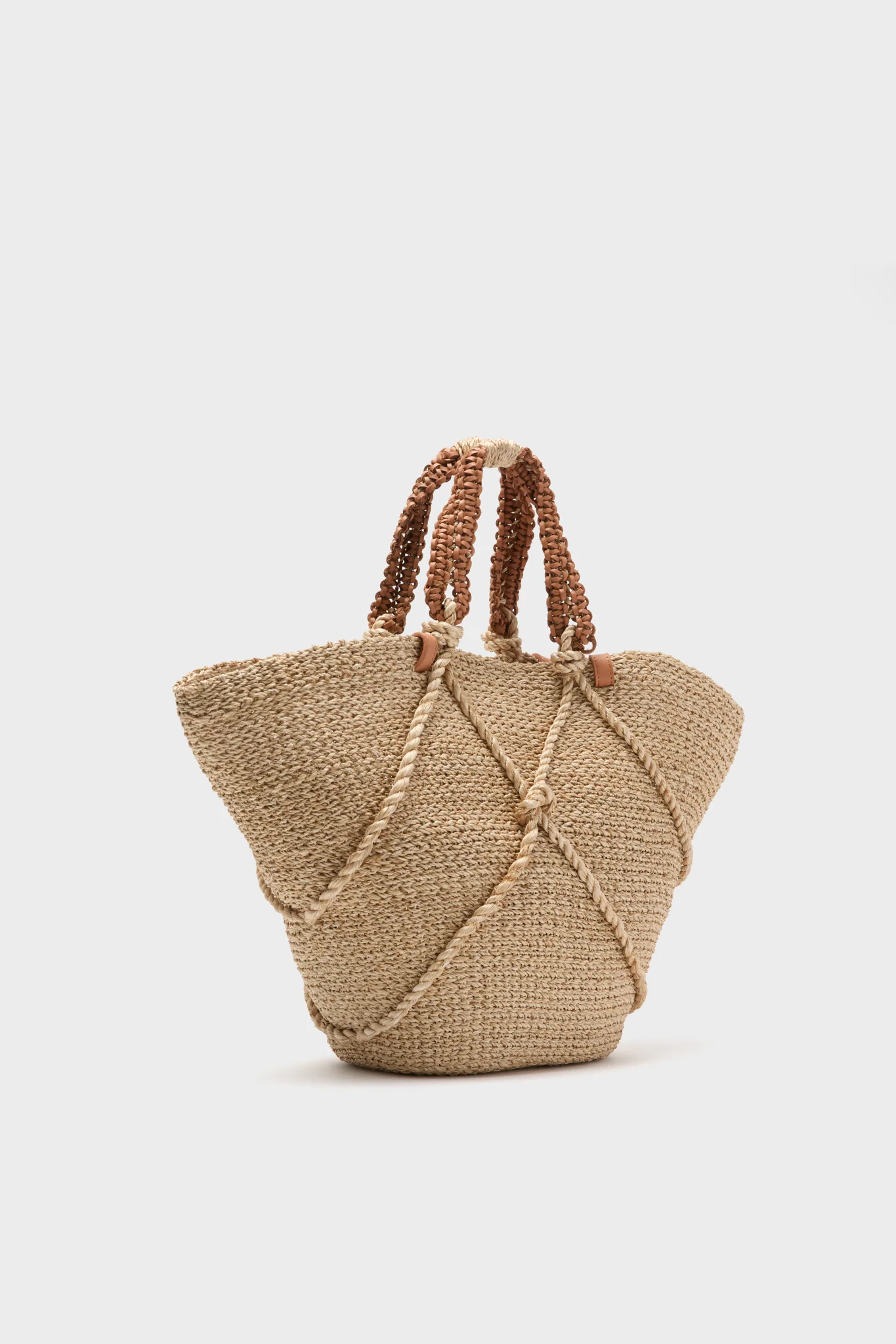 Natural Medium Corda Tote - Image 5