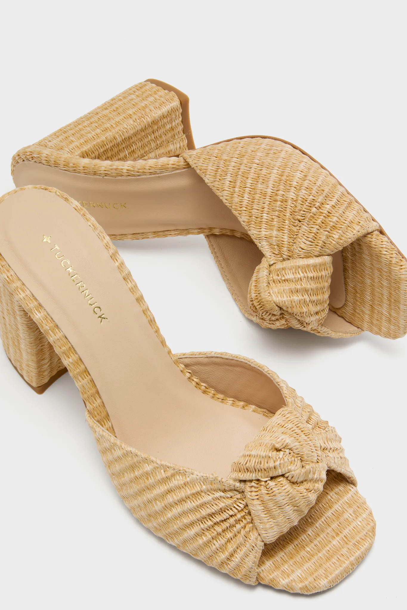 Natural Raffia Blake Heels - Image 5