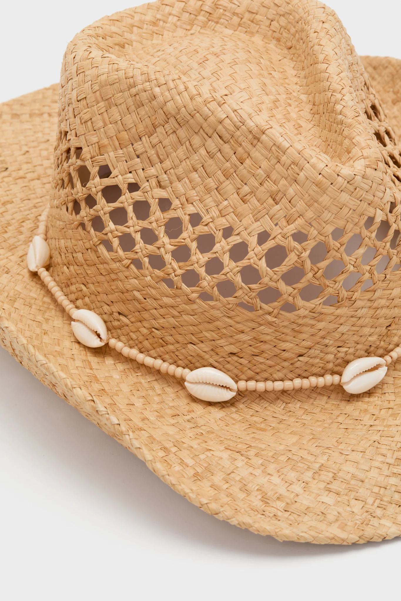 Natural Seashells Cowboy Hat - Image 5