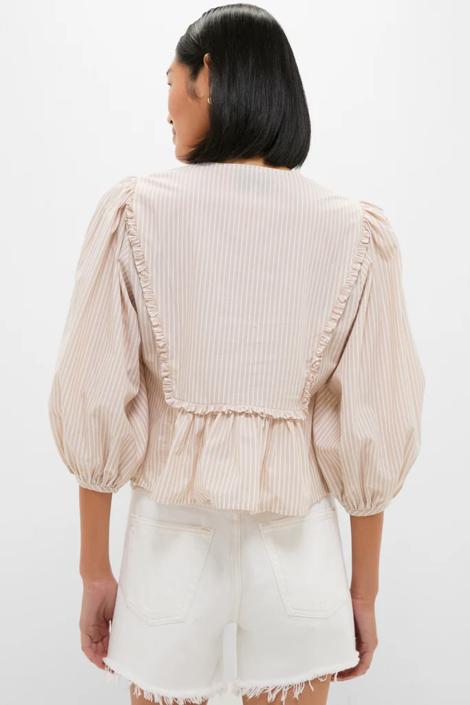 Natural Stripe Stevie Blouse - Image 4