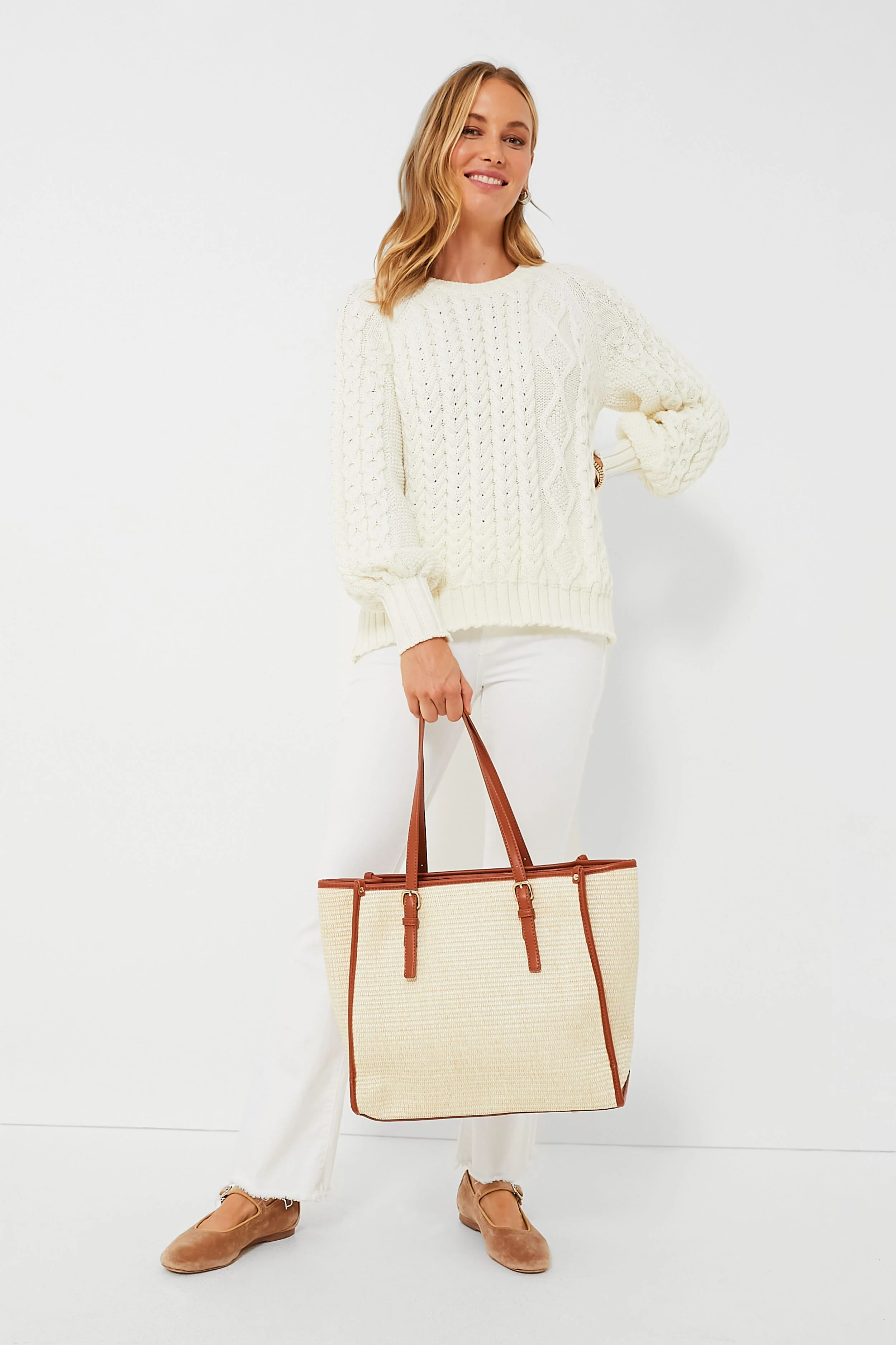 Natural Tan Brixley Tote - Image 2