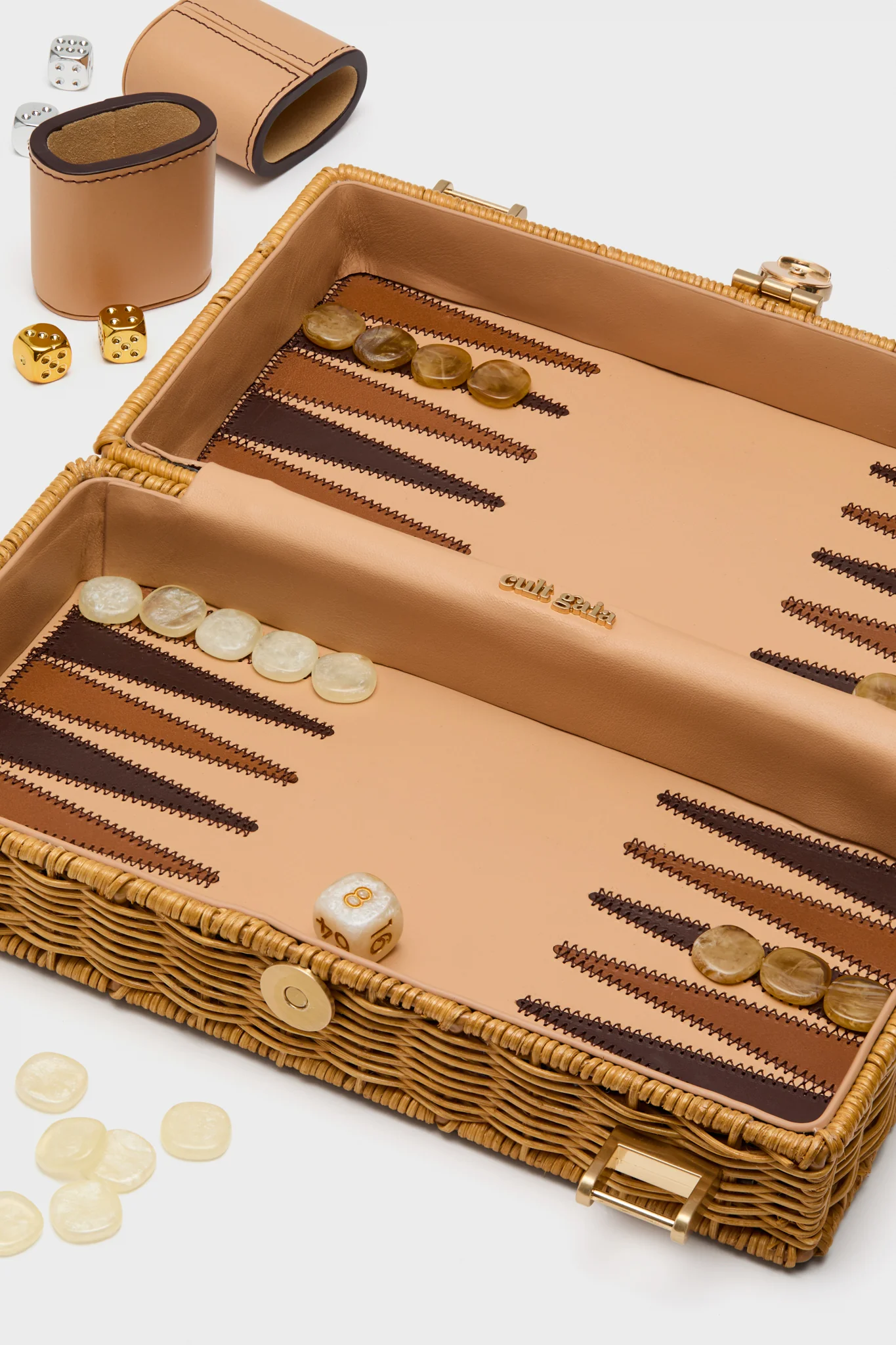 Natural The Backgammon Clutch - Image 5