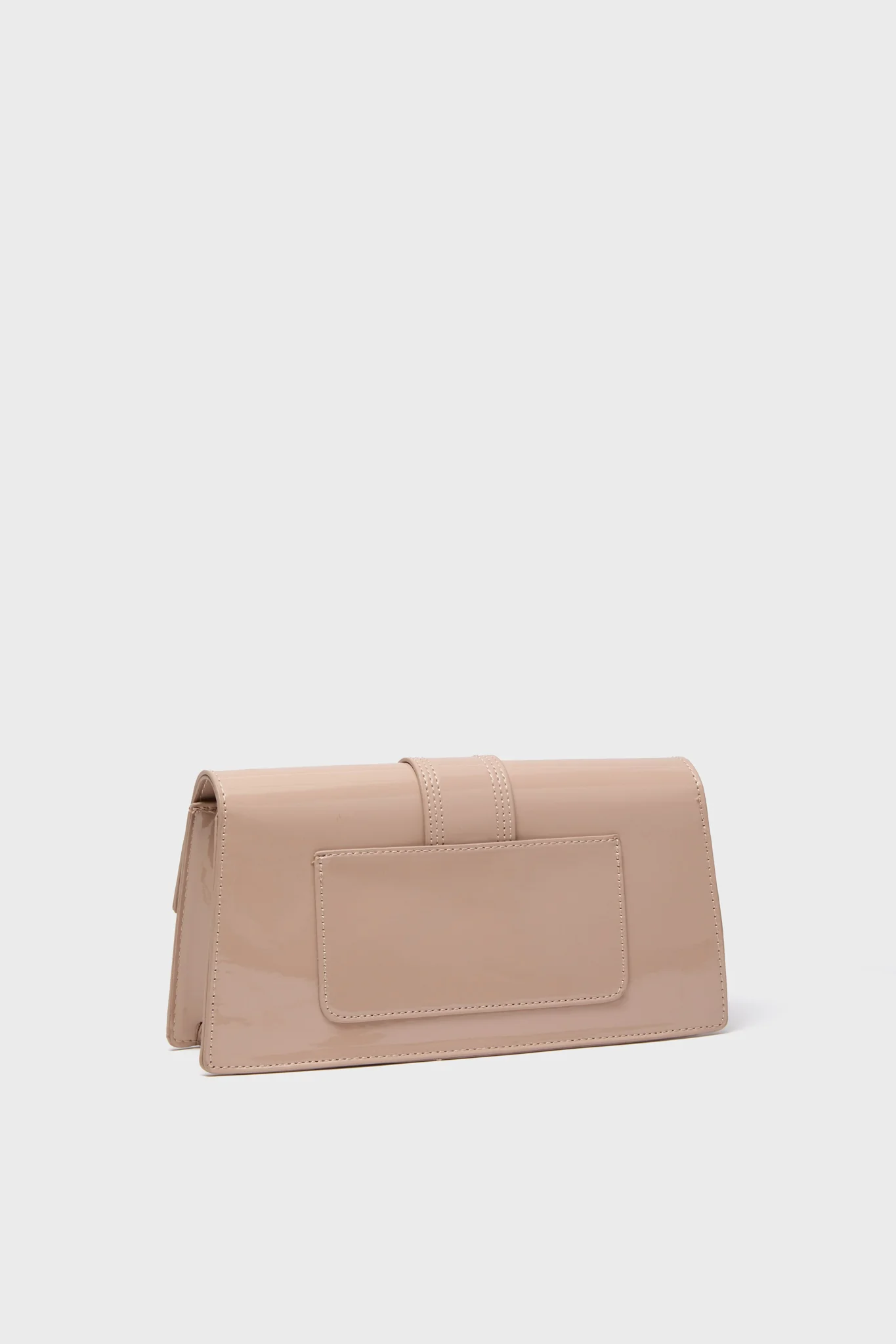 Natural Violet Patent Bag - Image 4