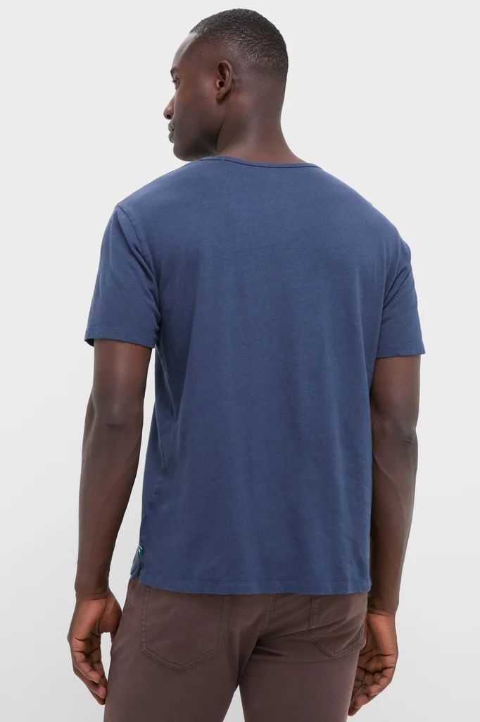 Nautical Blue Drift Linen Tee - Image 4