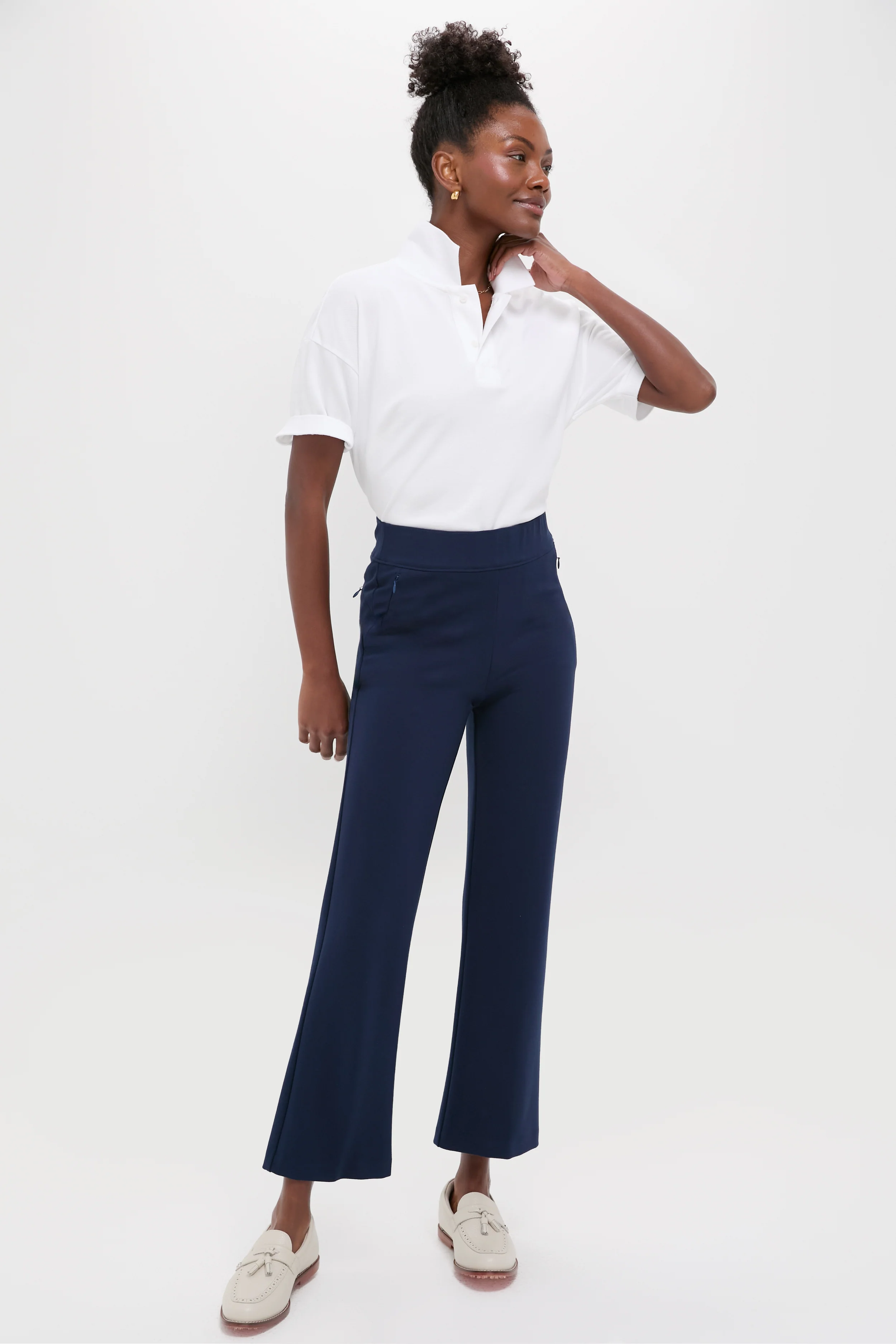 Navy 28 Inch Compression September Pant - Image 6