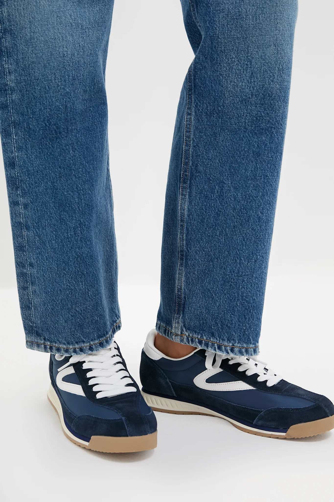 Navy and White Rawlins 2.0 Sneakers - Image 2