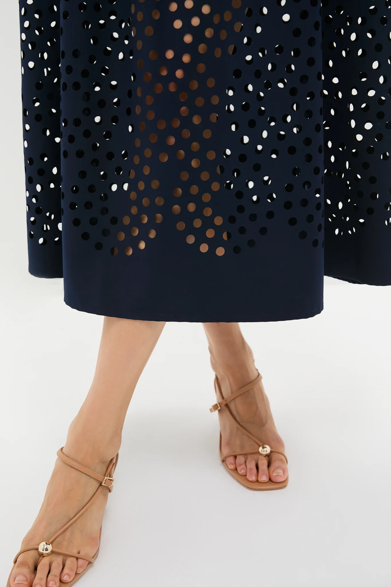 Navy Astrid Midi Dress - Image 5