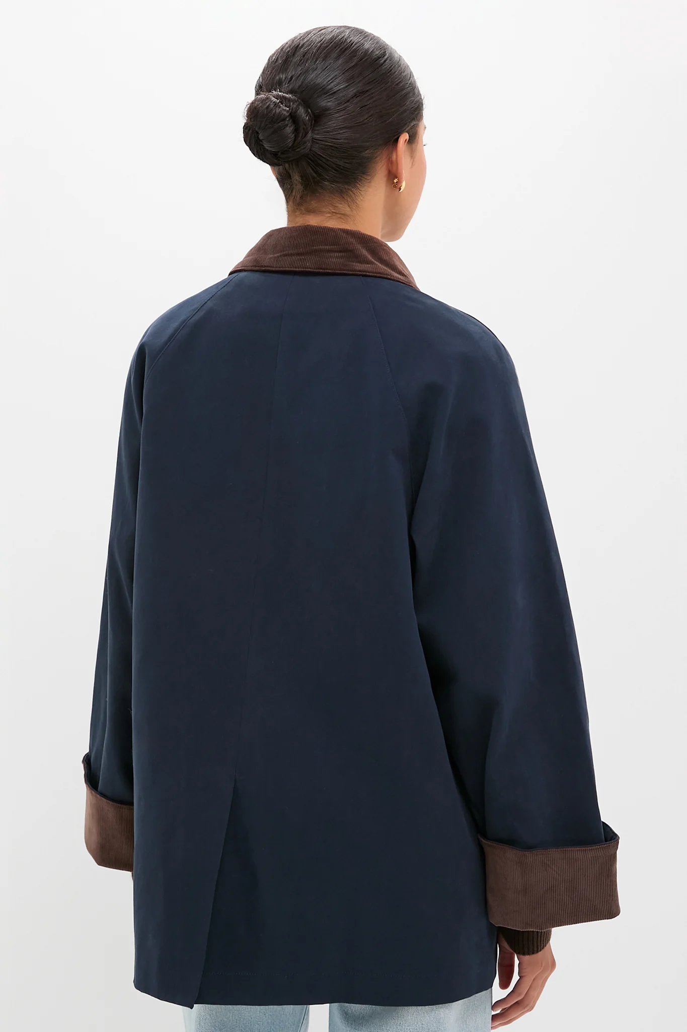 Navy Barn Jacket - Image 4