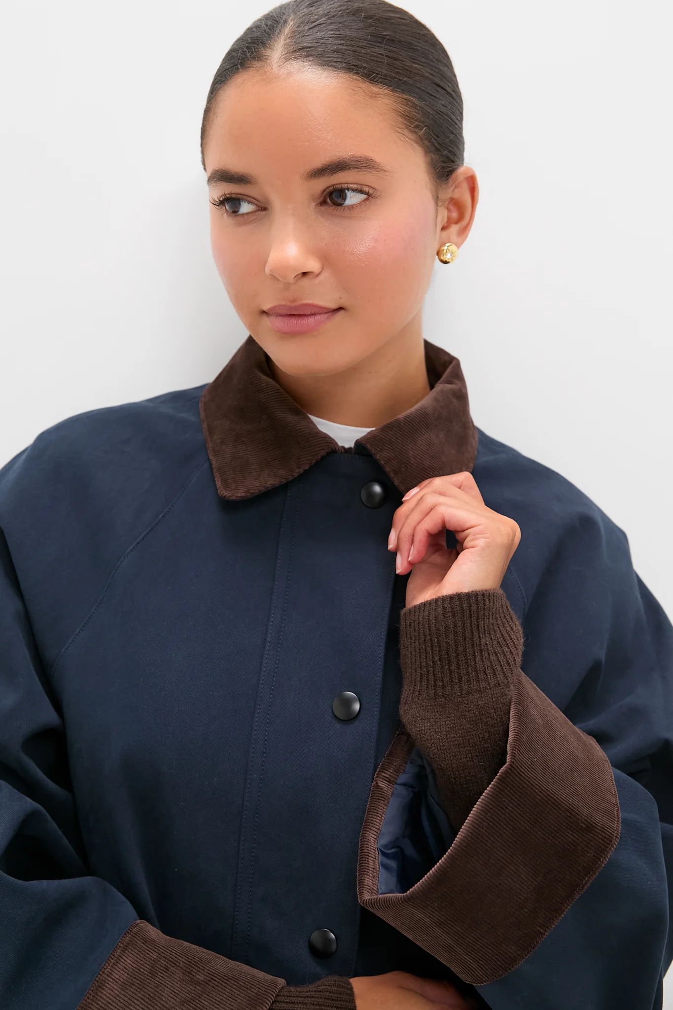 Navy Barn Jacket - Image 5