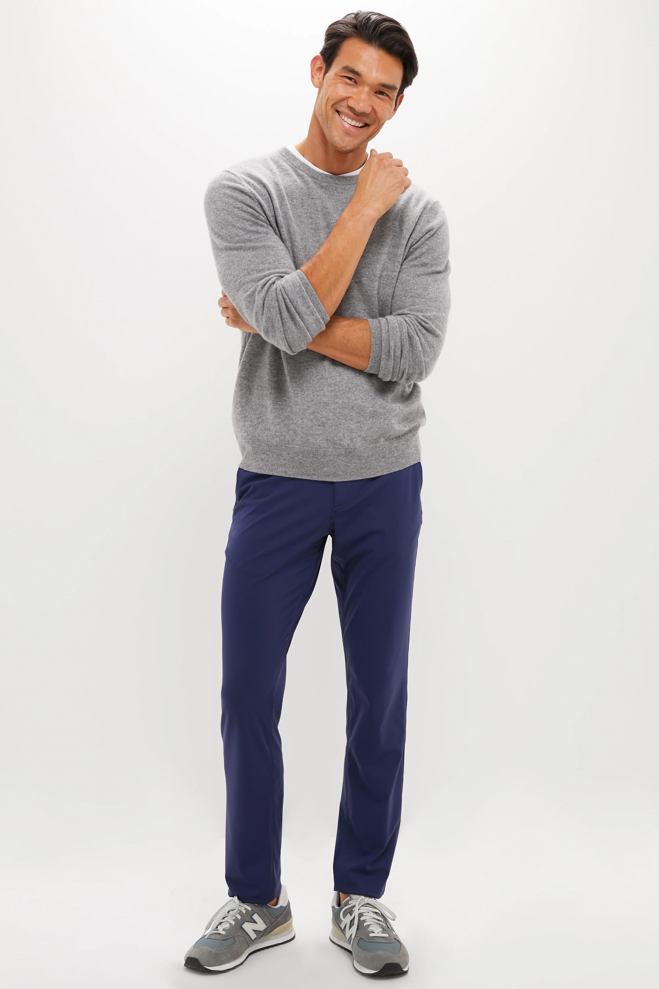 Navy Bradley Pull-on Trouser (34" Inseam) - Image 2