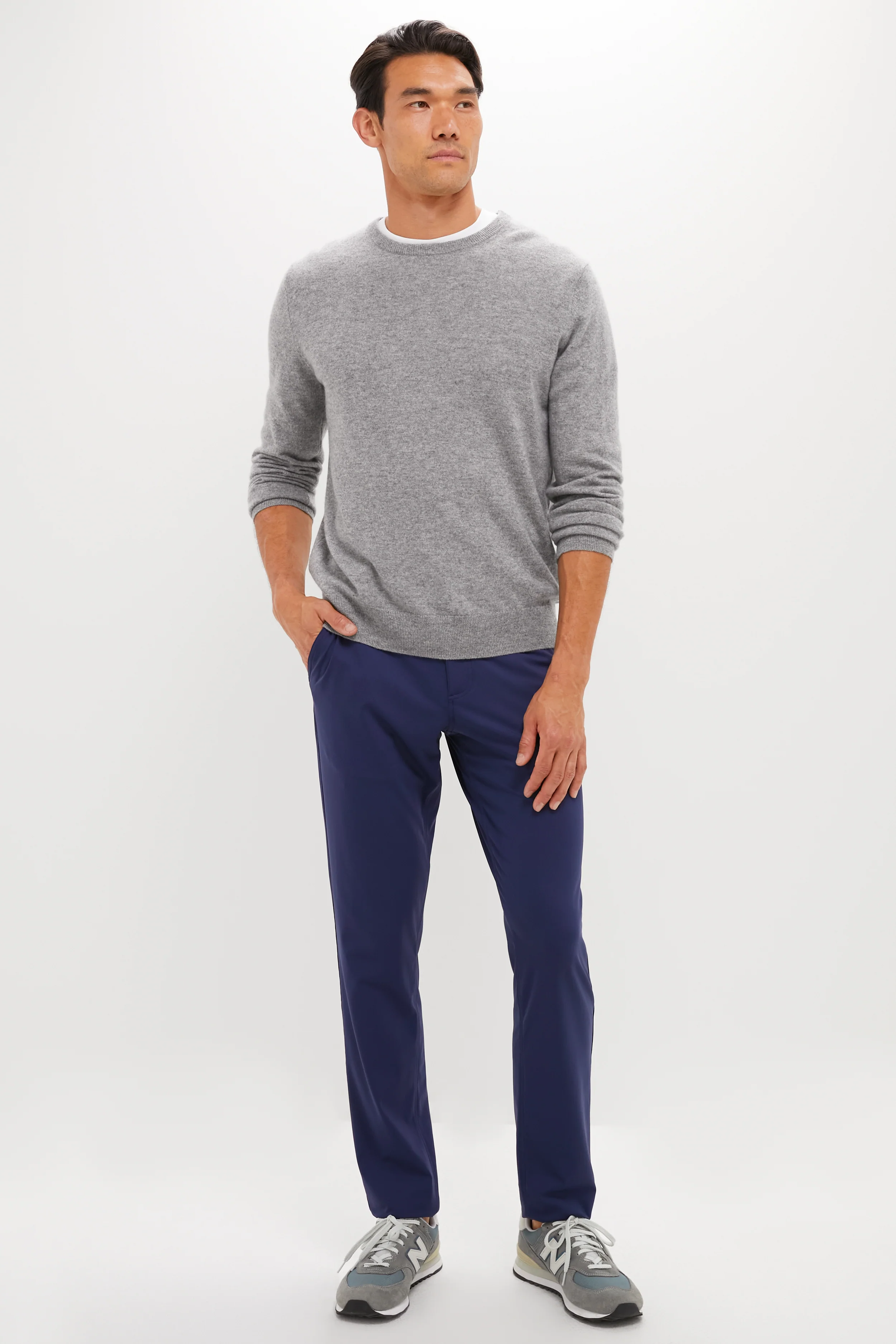 Navy Bradley Pull-on Trouser (34" Inseam) - Image 6