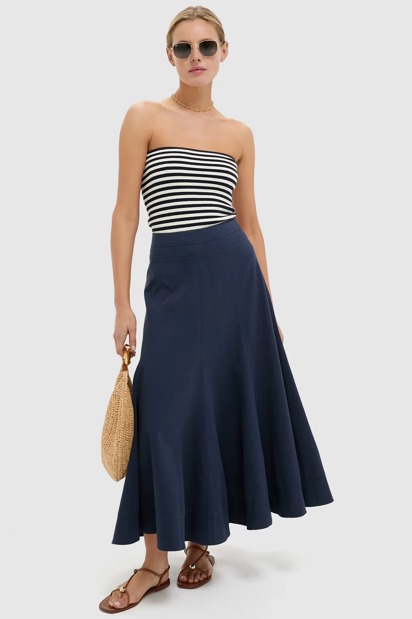 Navy Brynn Skirt - Image 2