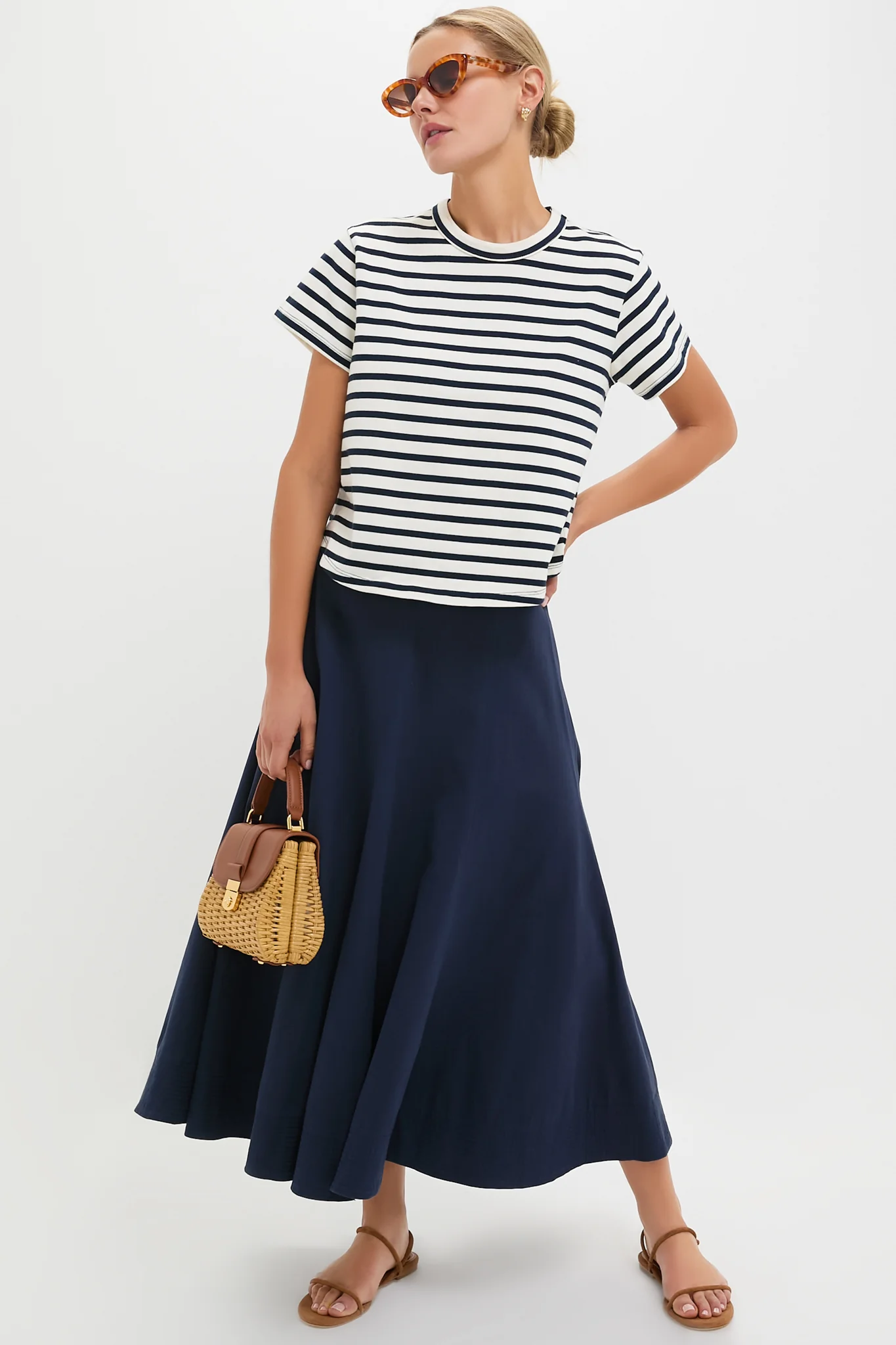 Navy Brynn Skirt - Image 6