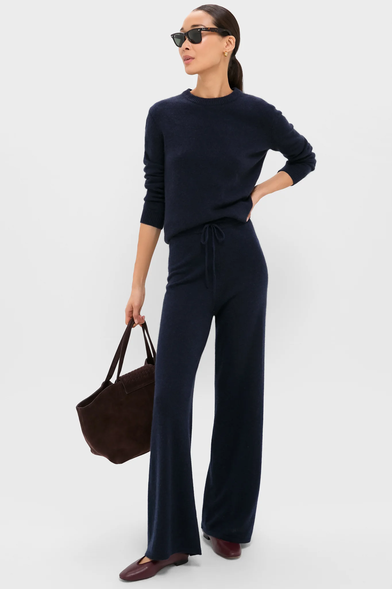 Navy Cashmere Jane Pant - Image 2