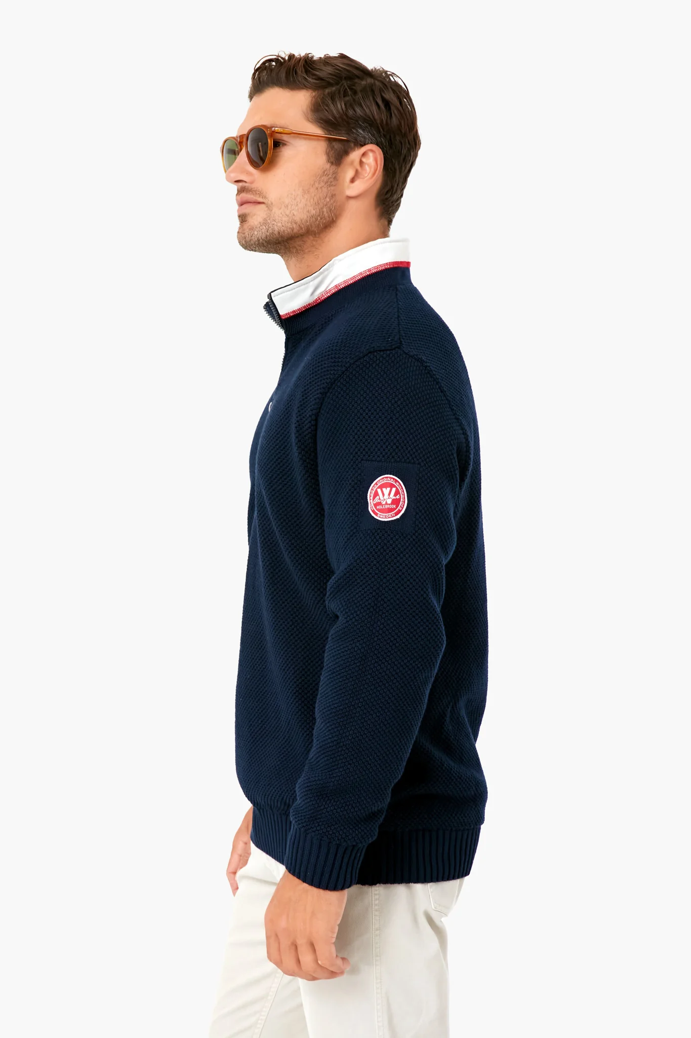 Navy Classic Windproof Sweater - Image 3