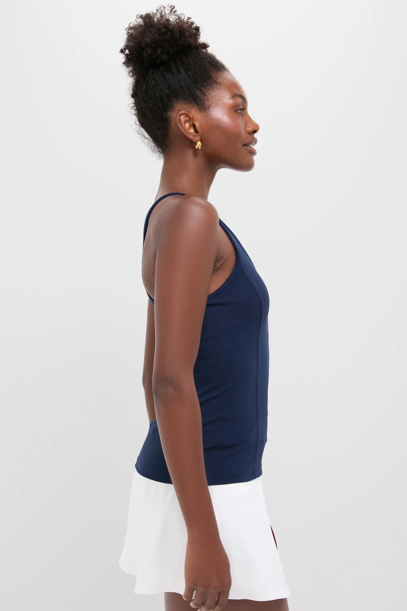 Navy Compression Spandex Lena Tank - Image 3