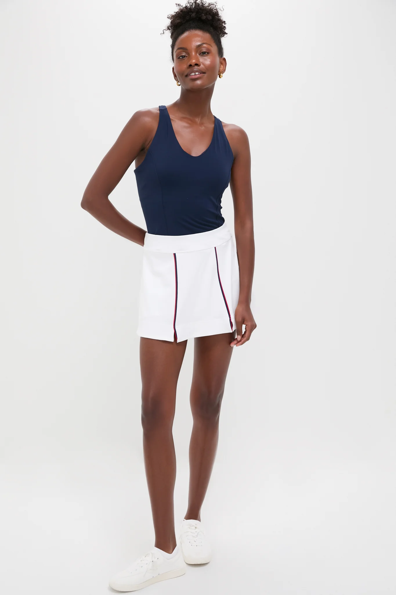 Navy Compression Spandex Lena Tank - Image 6