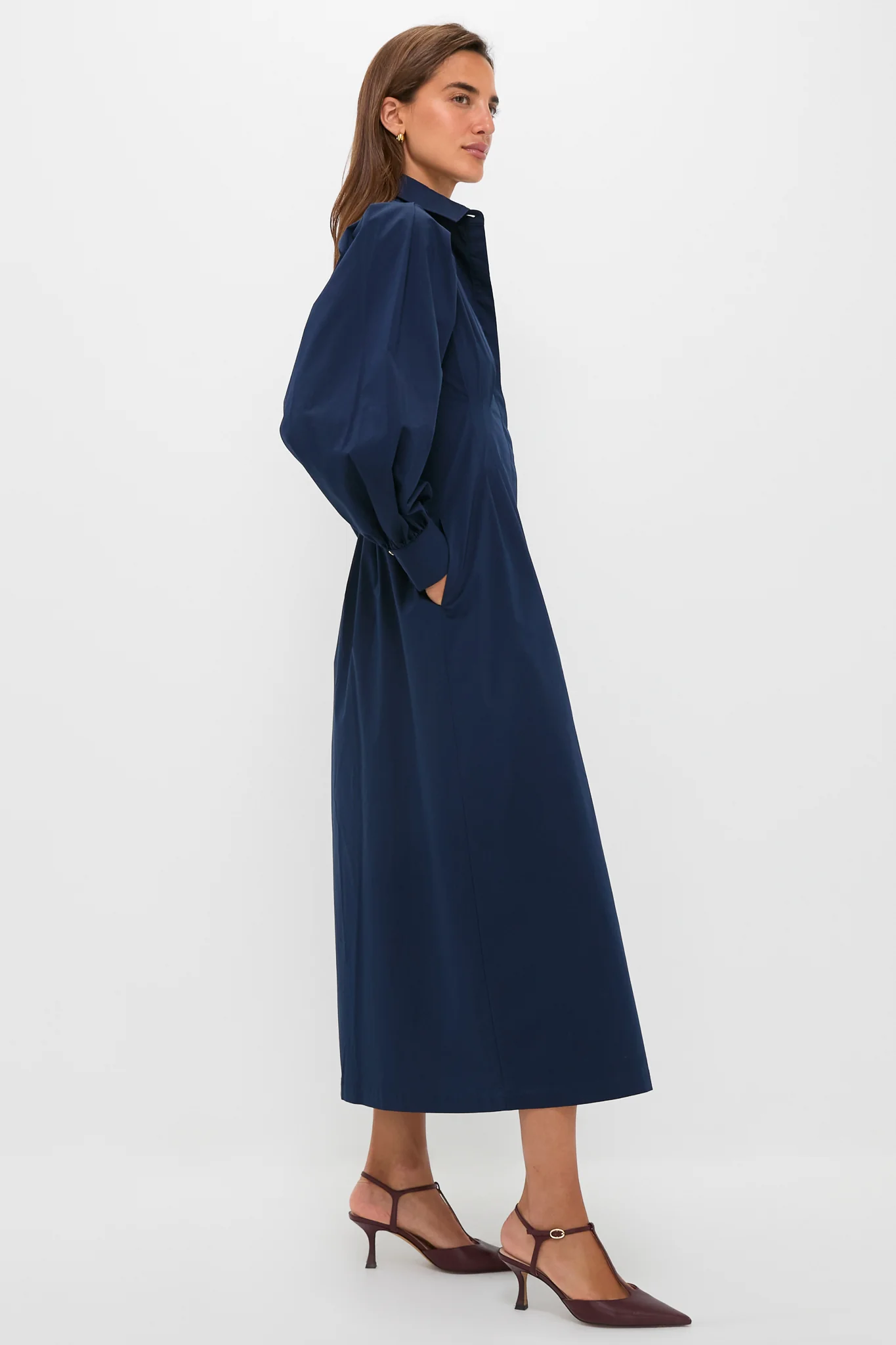 Navy Corinne Dress - Image 3