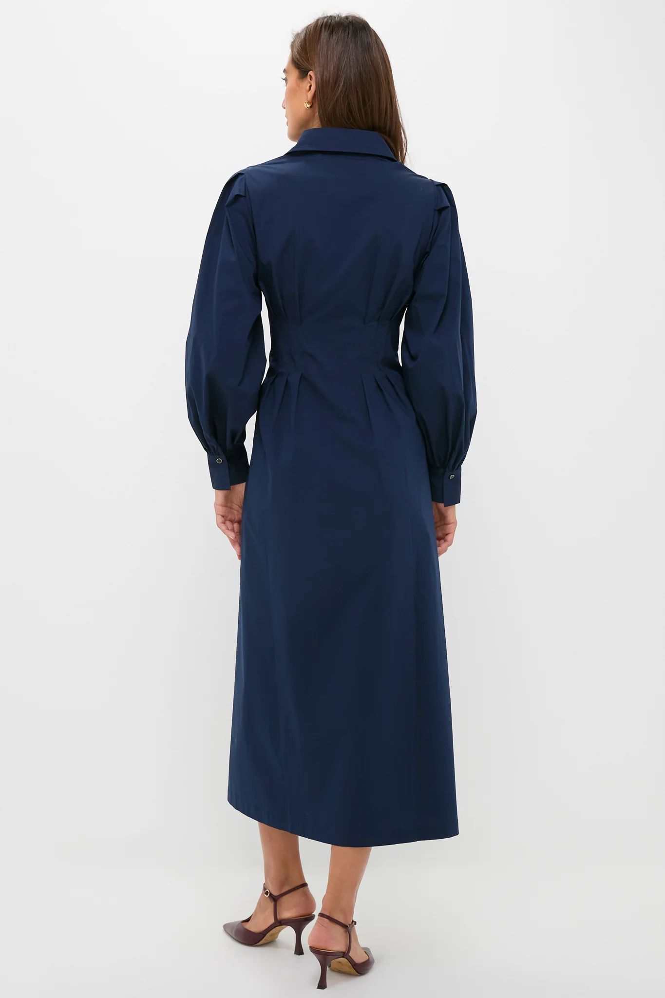 Navy Corinne Dress - Image 4