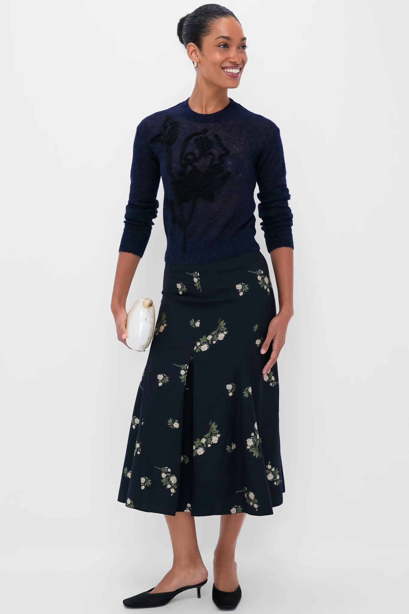 Navy Crew Neck Jumper - Image 2