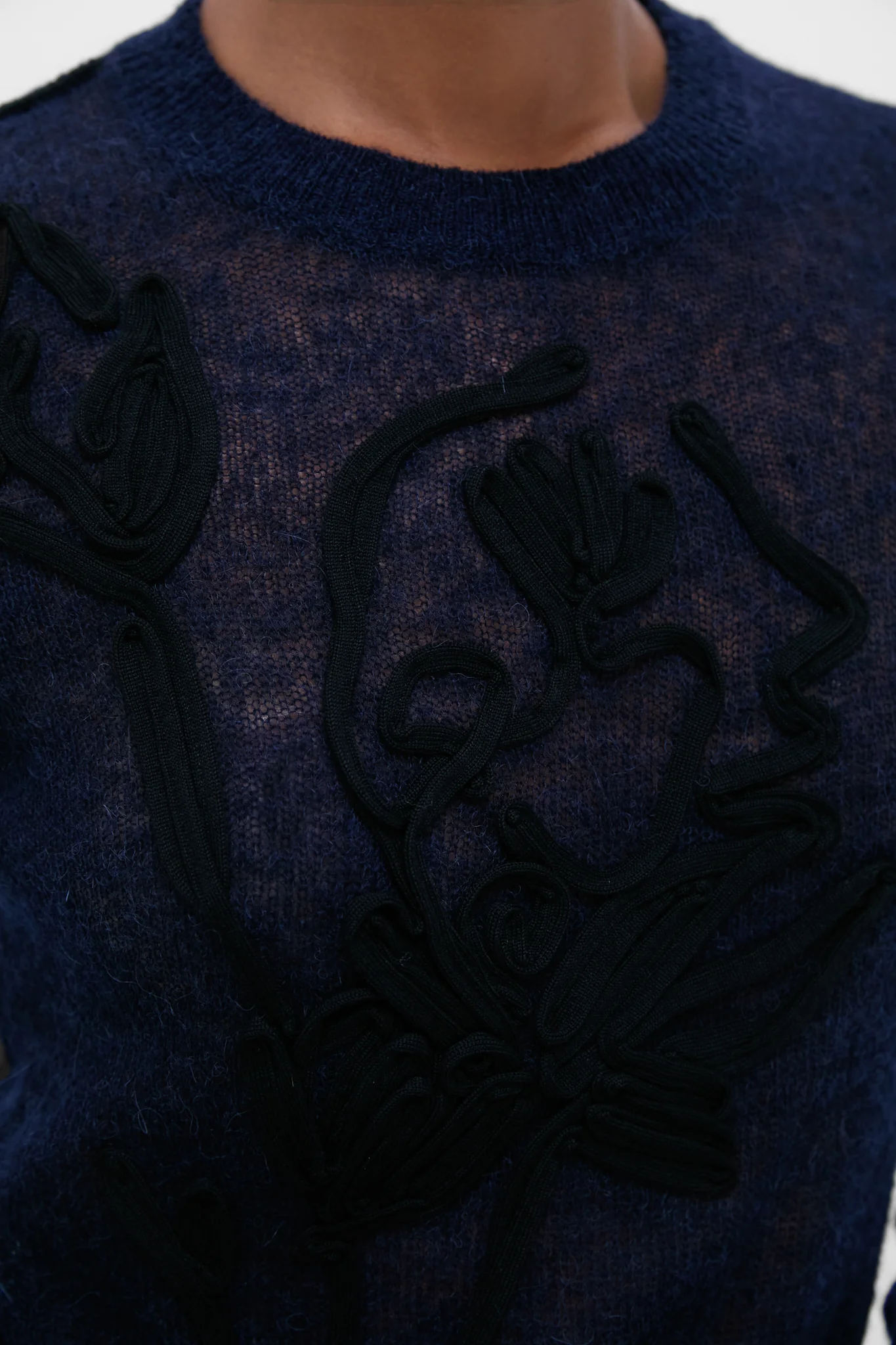 Navy Crew Neck Jumper - Image 5
