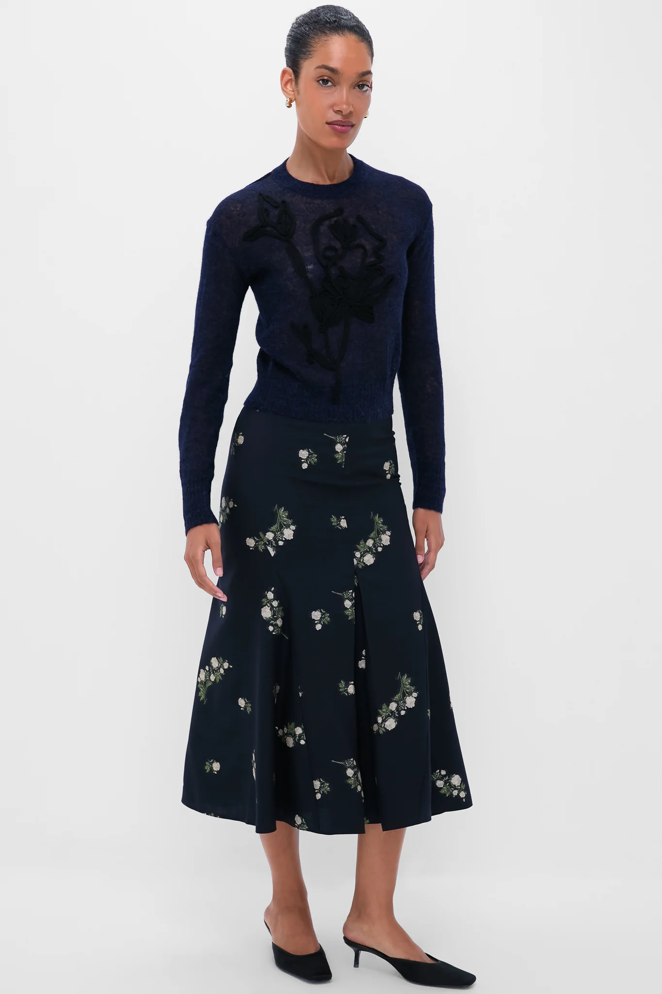 Navy Crew Neck Jumper - Image 6
