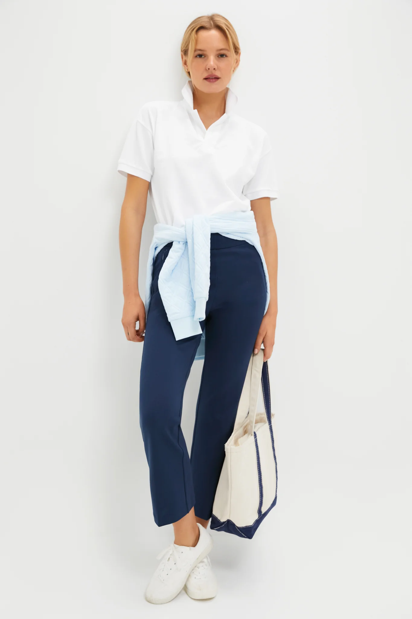 Petite Navy Compression September Pant - Image 2