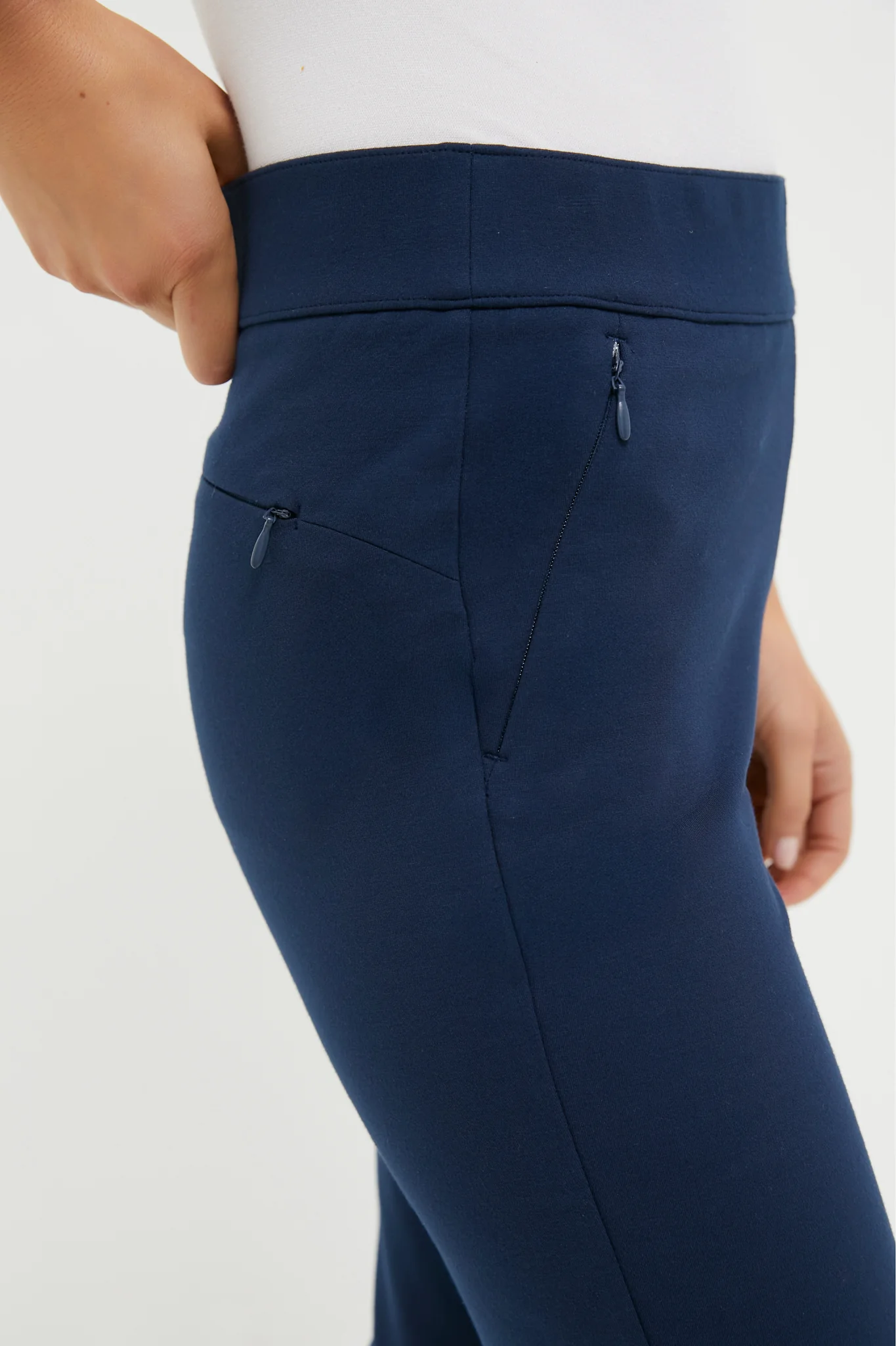 Petite Navy Compression September Pant - Image 5
