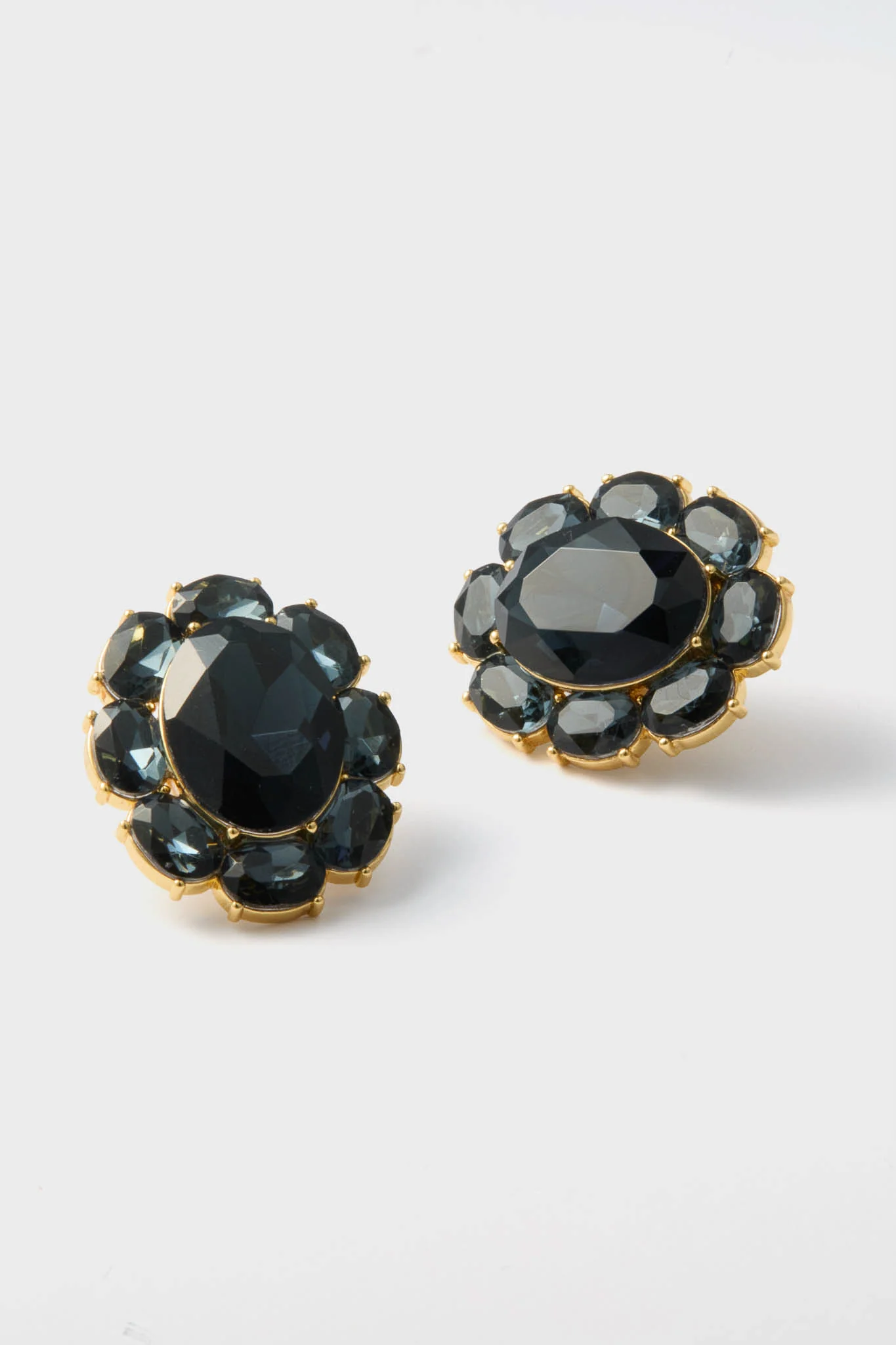 Navy Crystal Emaline Studs - Image 4