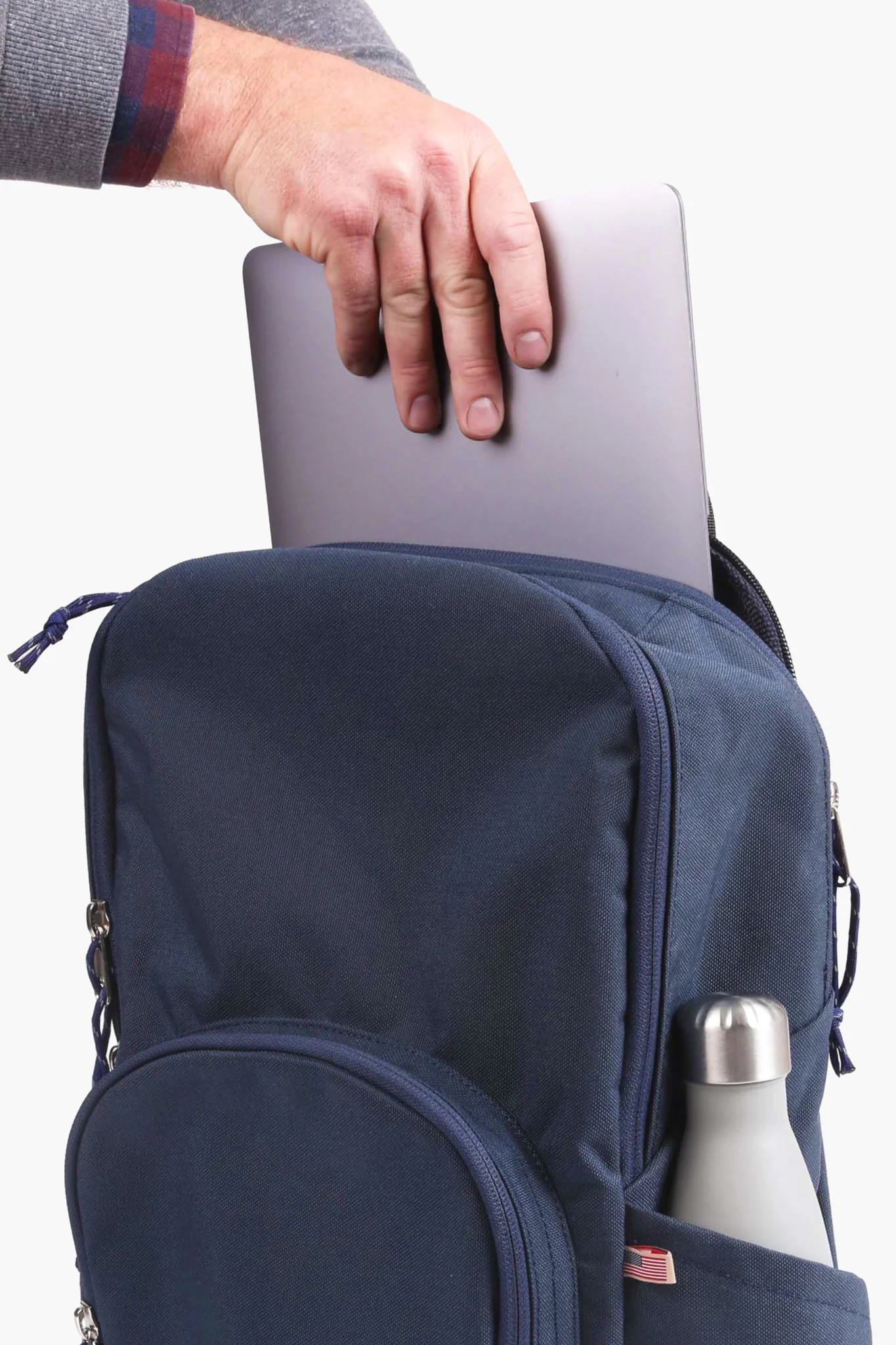 Navy Flatiron Backpack - Image 4