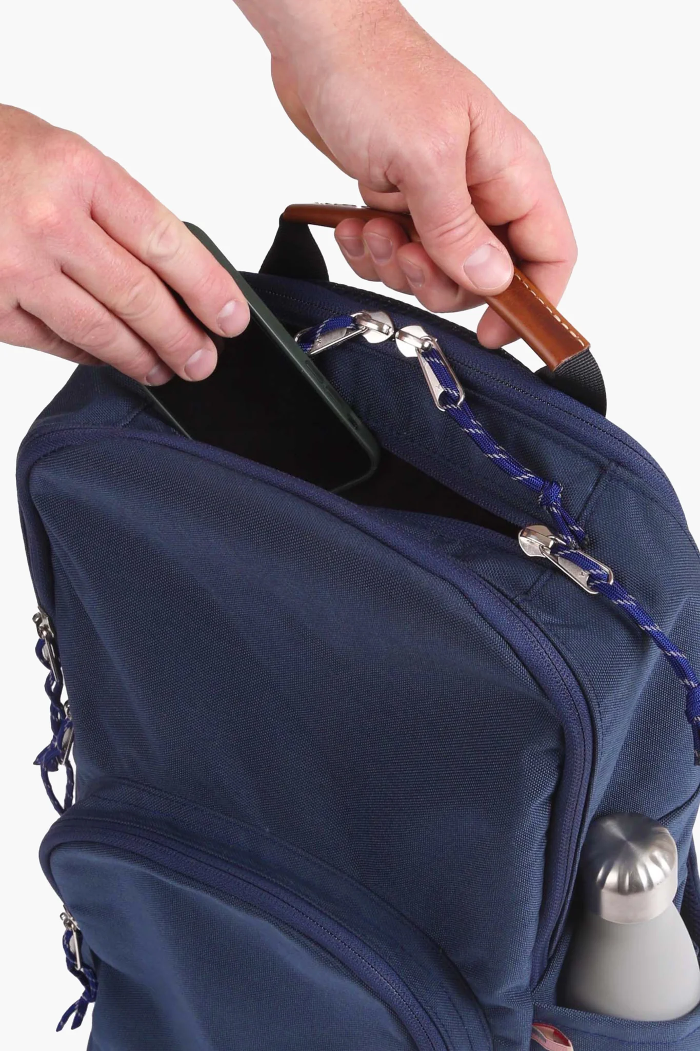 Navy Flatiron Backpack - Image 6