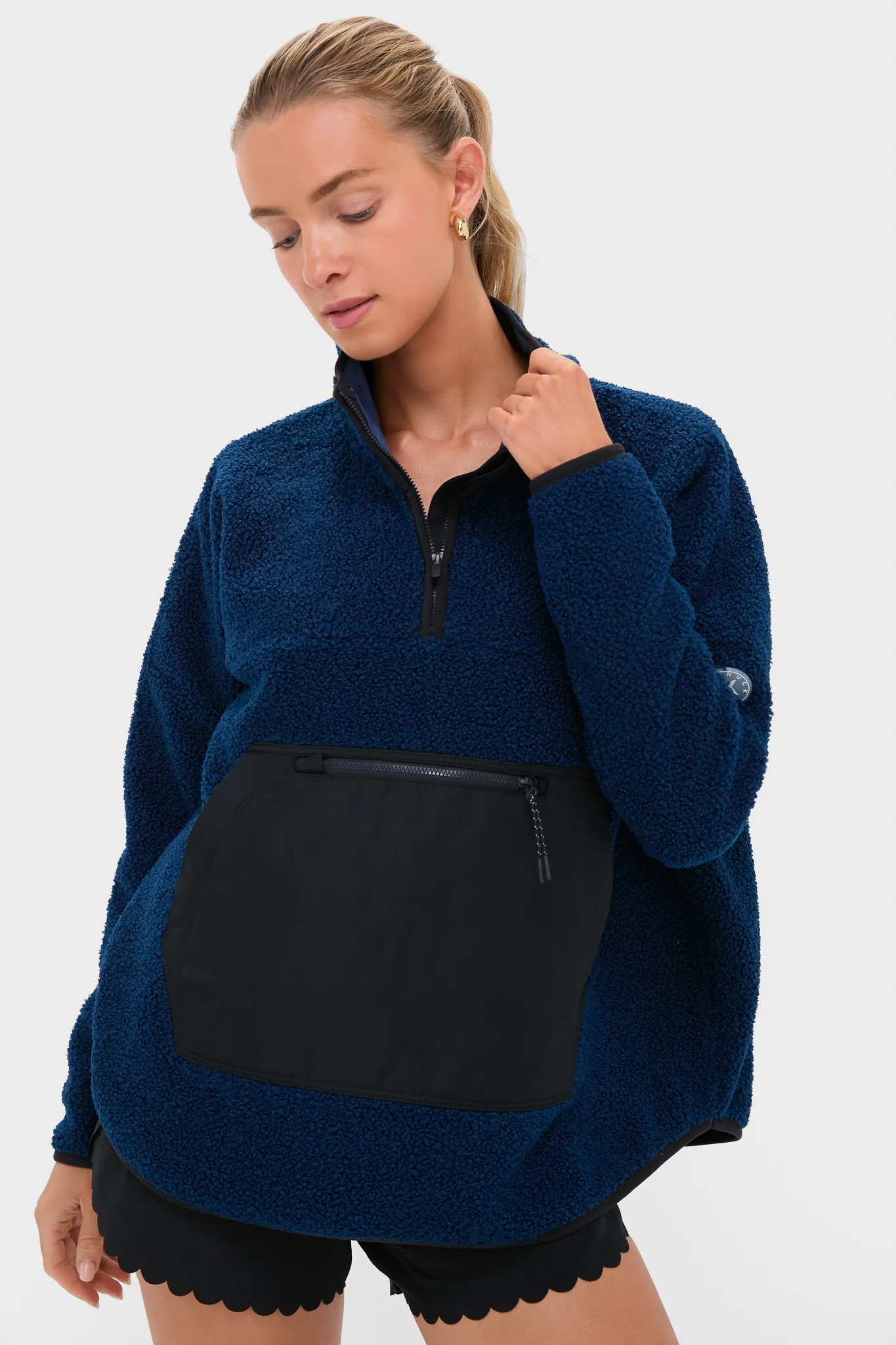 Navy Fleece Cady Quarter Zip