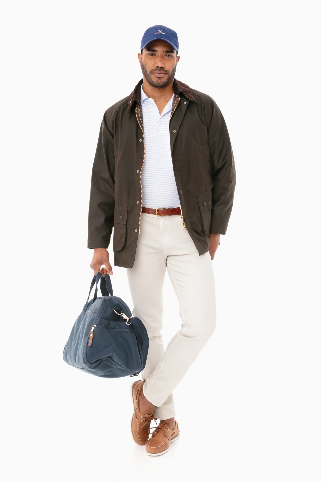Navy Garment Weekender Duffel - Image 3