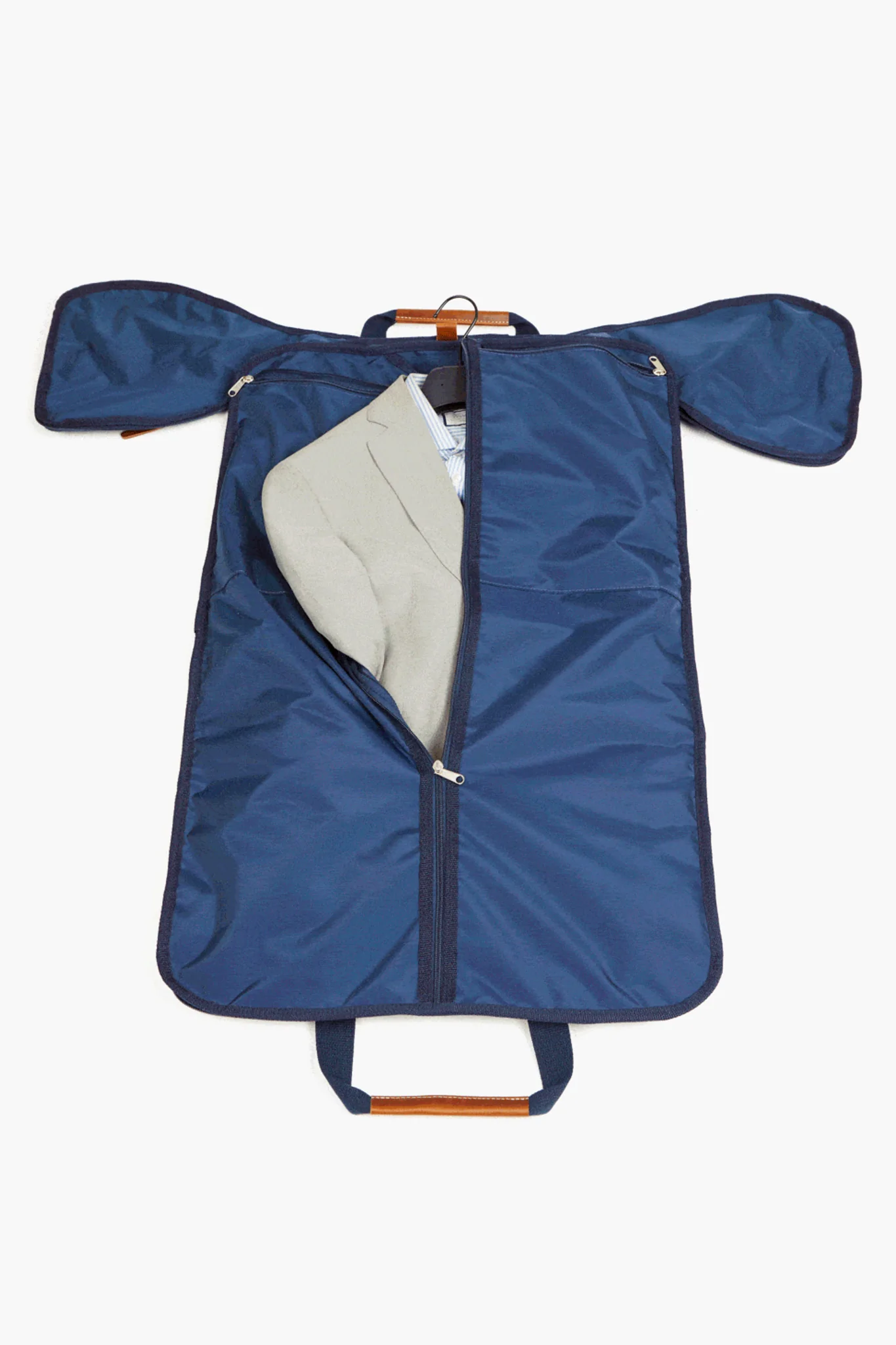Navy Garment Weekender Duffel - Image 5