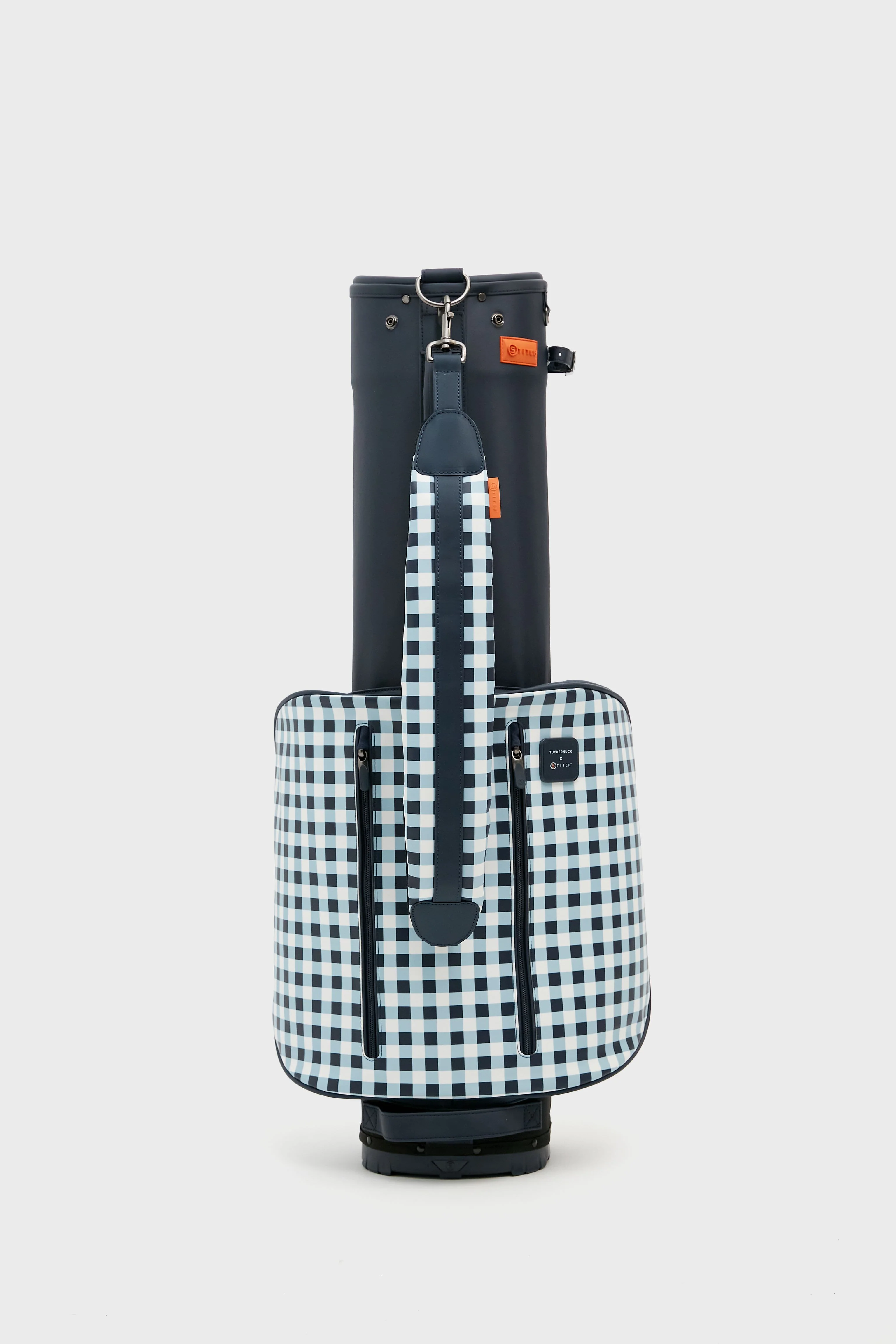 Navy Gingham MIY SL1 Golf Bag - Image 5