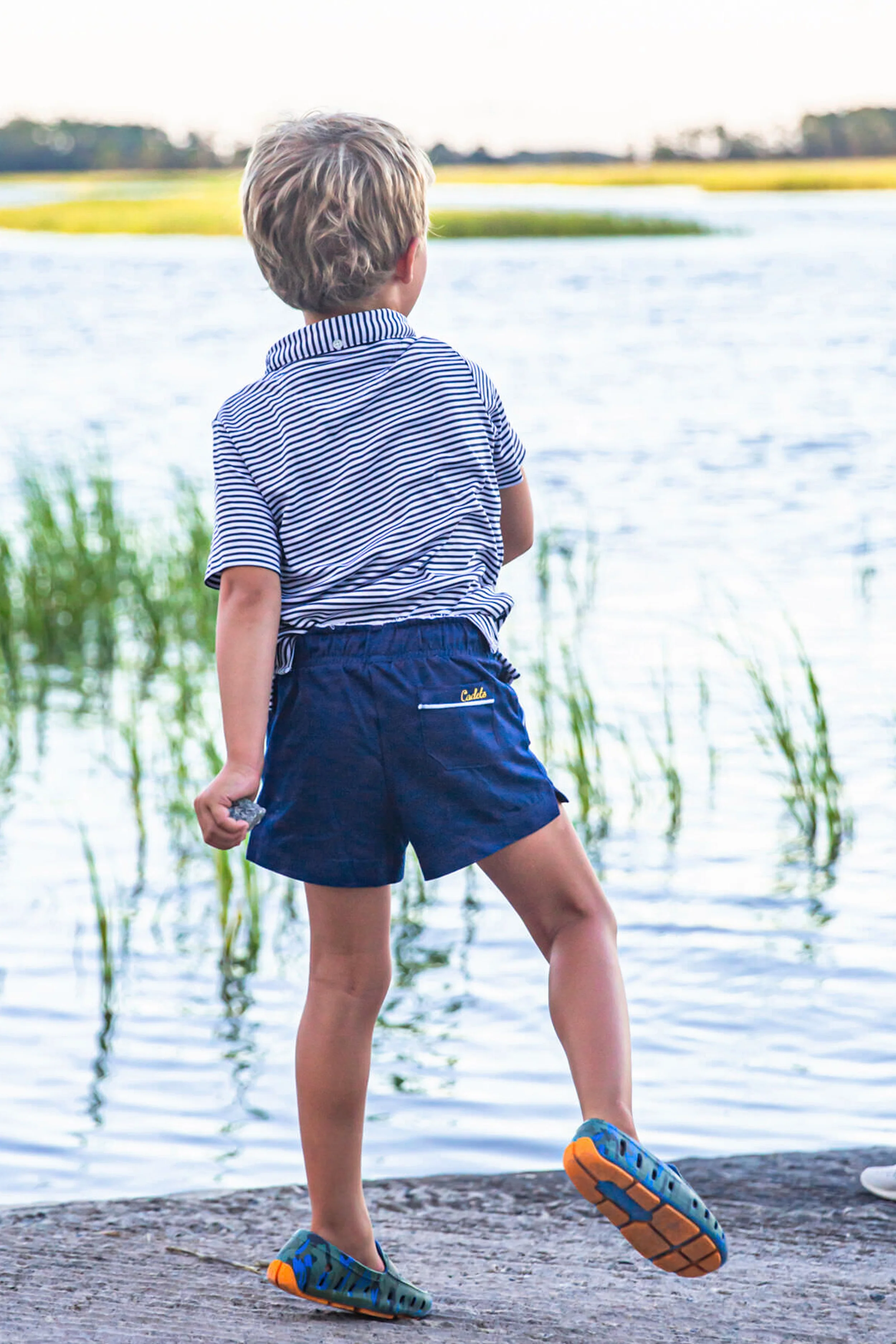 Navy Grayson Shorts - Image 3