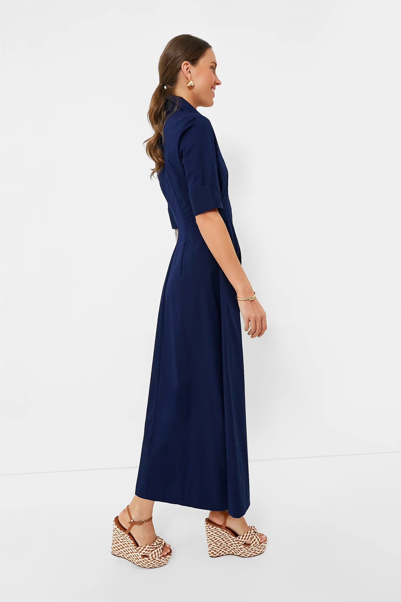 Navy Joan Maxi Dress - Image 3