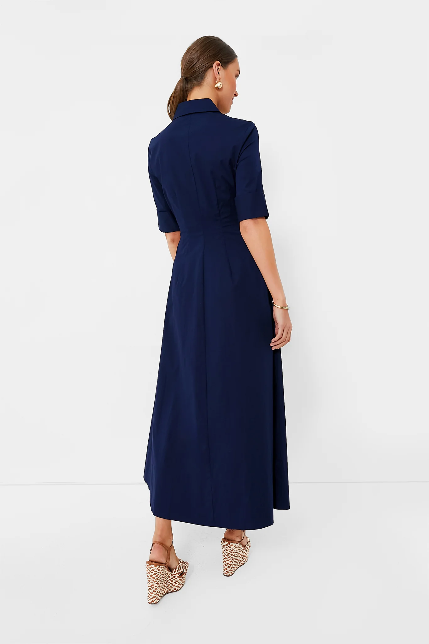 Navy Joan Maxi Dress - Image 4