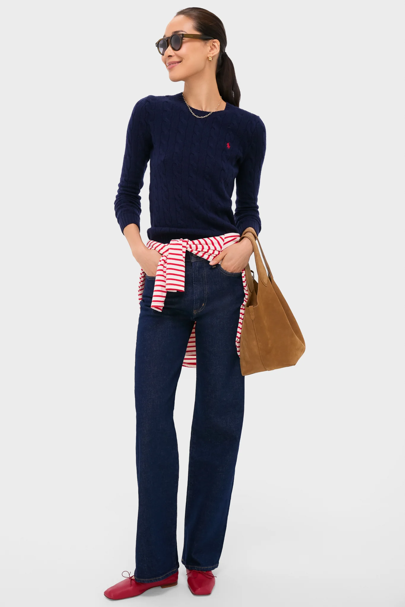 Navy Juliana Longsleeve Pullover - Image 2