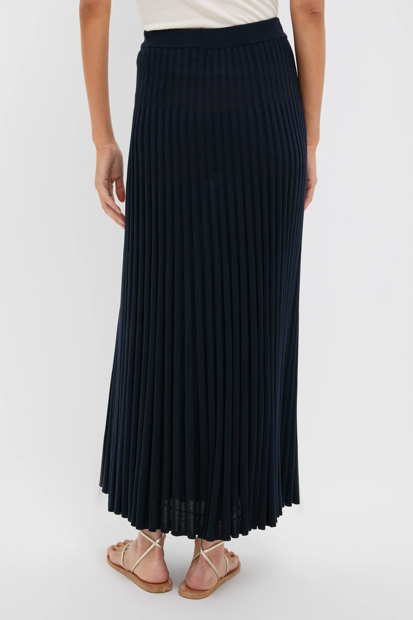 Navy Knit Kenley Skirt - Image 4