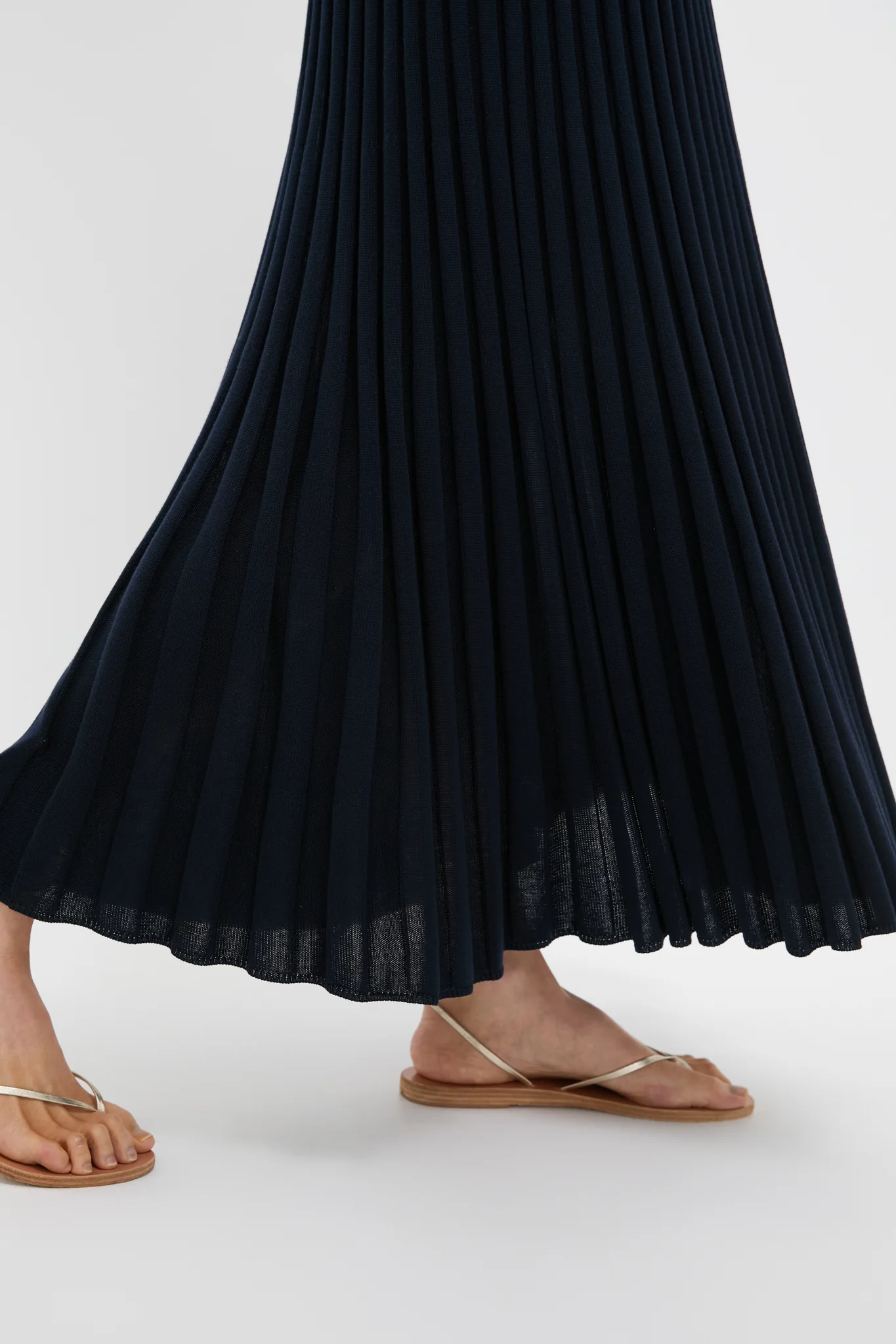 Navy Knit Kenley Skirt - Image 5